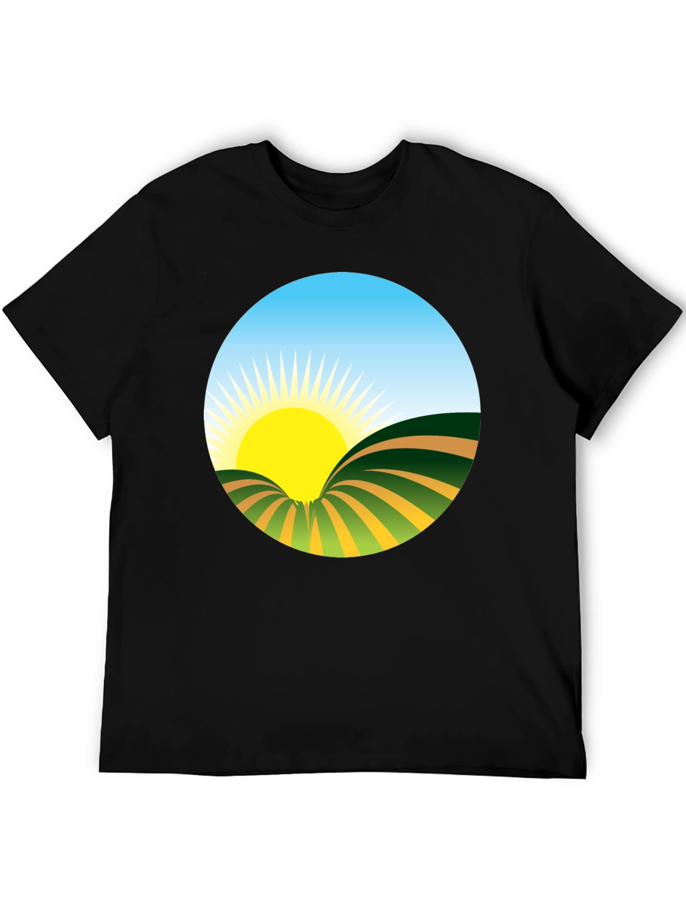 Sunrise Graphic Tee - Nature Inspired Design