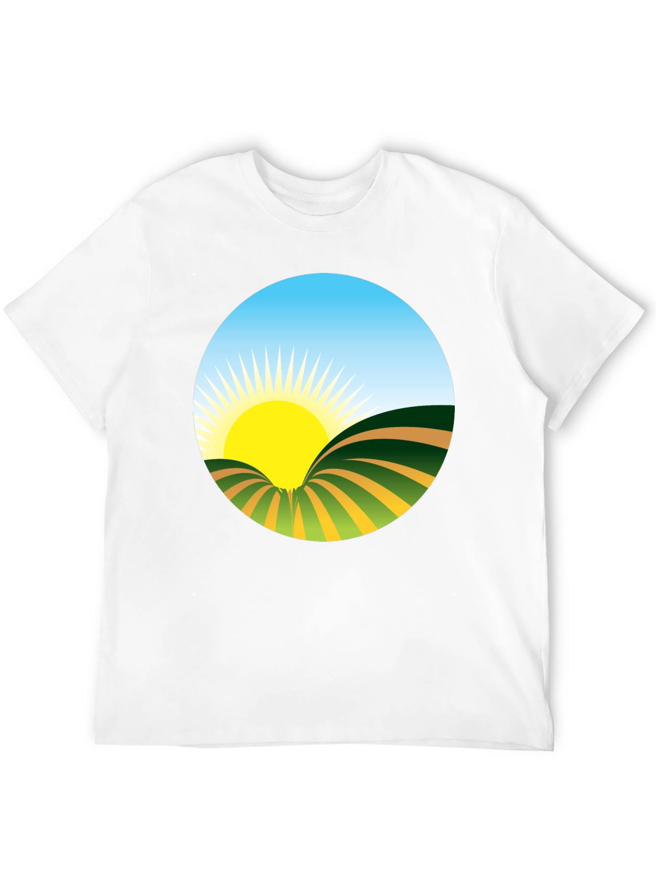 Sunrise Graphic Tee - Nature Inspired Design