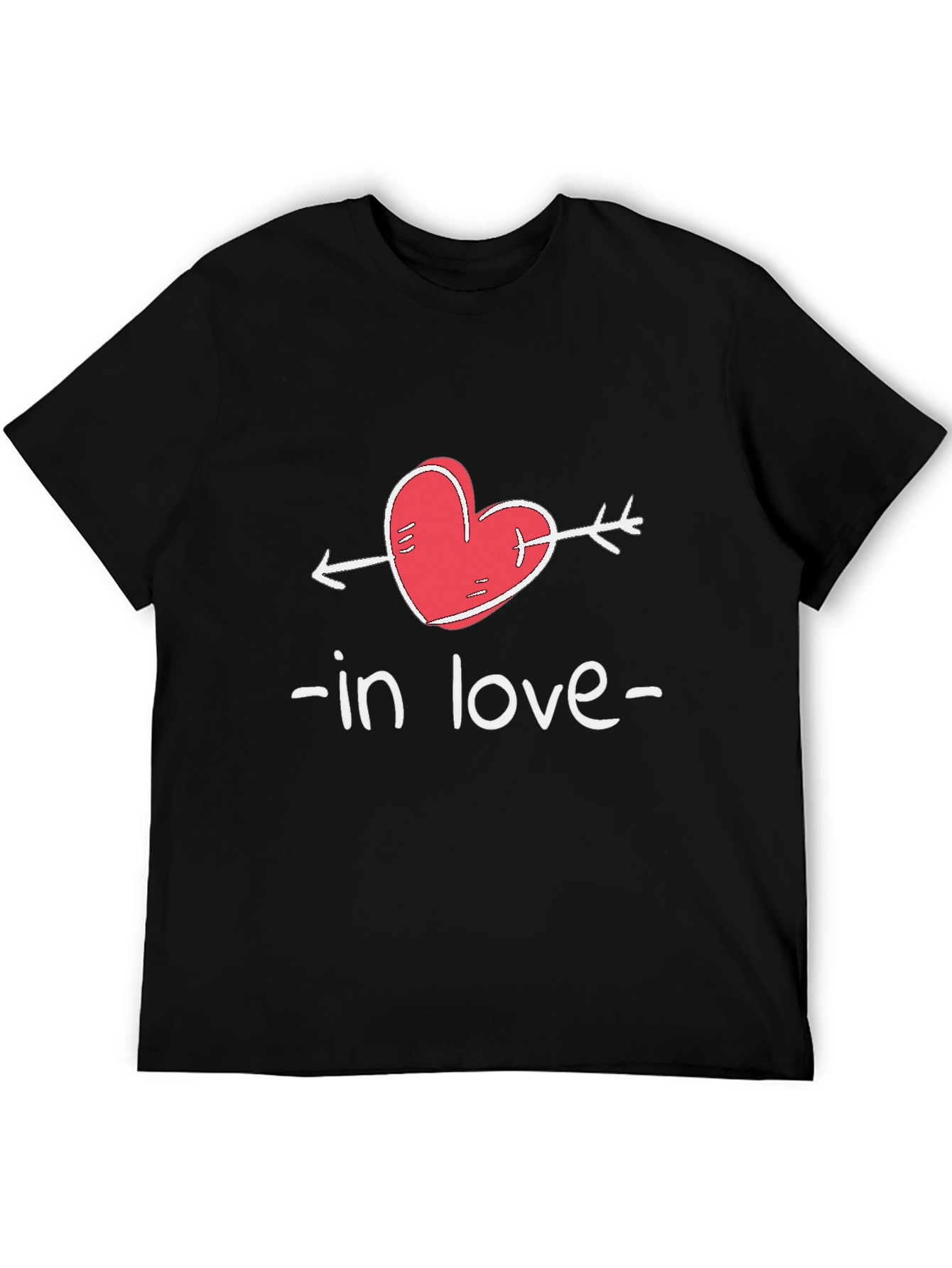 In Love Arrow Heart Valentines Day T-Shirt