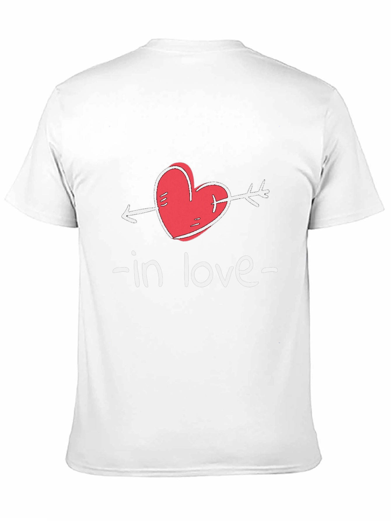 In Love Arrow Heart Valentines Day T-Shirt