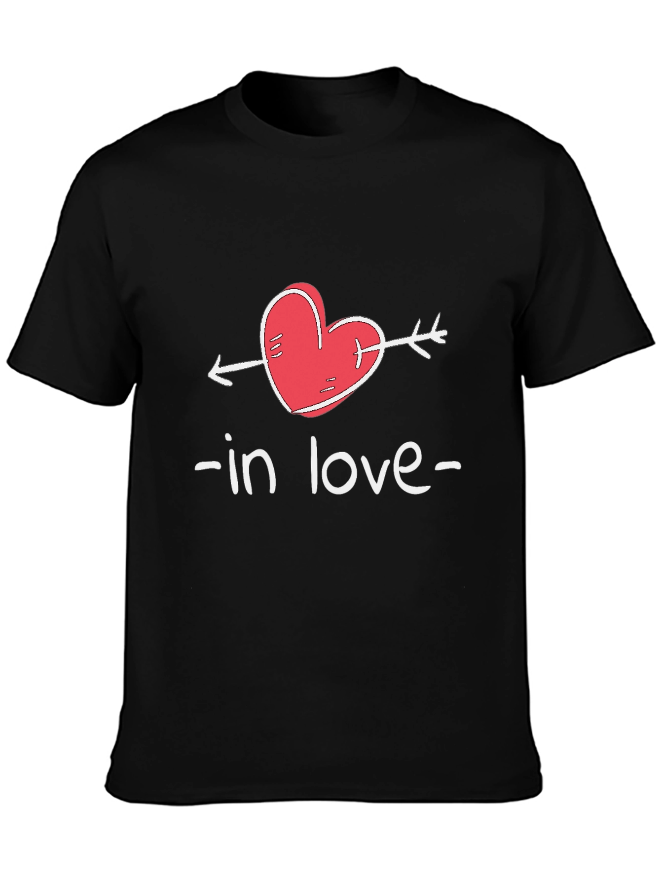 In Love Arrow Heart Valentines Day T-Shirt