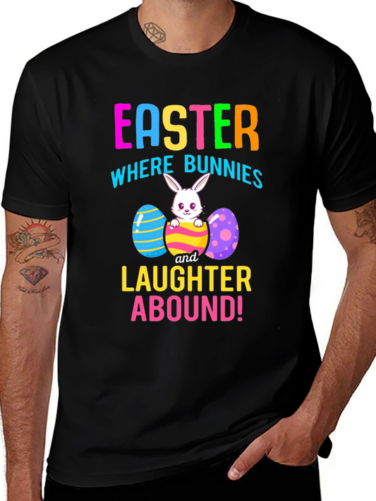 Easter Bunny T-Shirt - Colorful Design