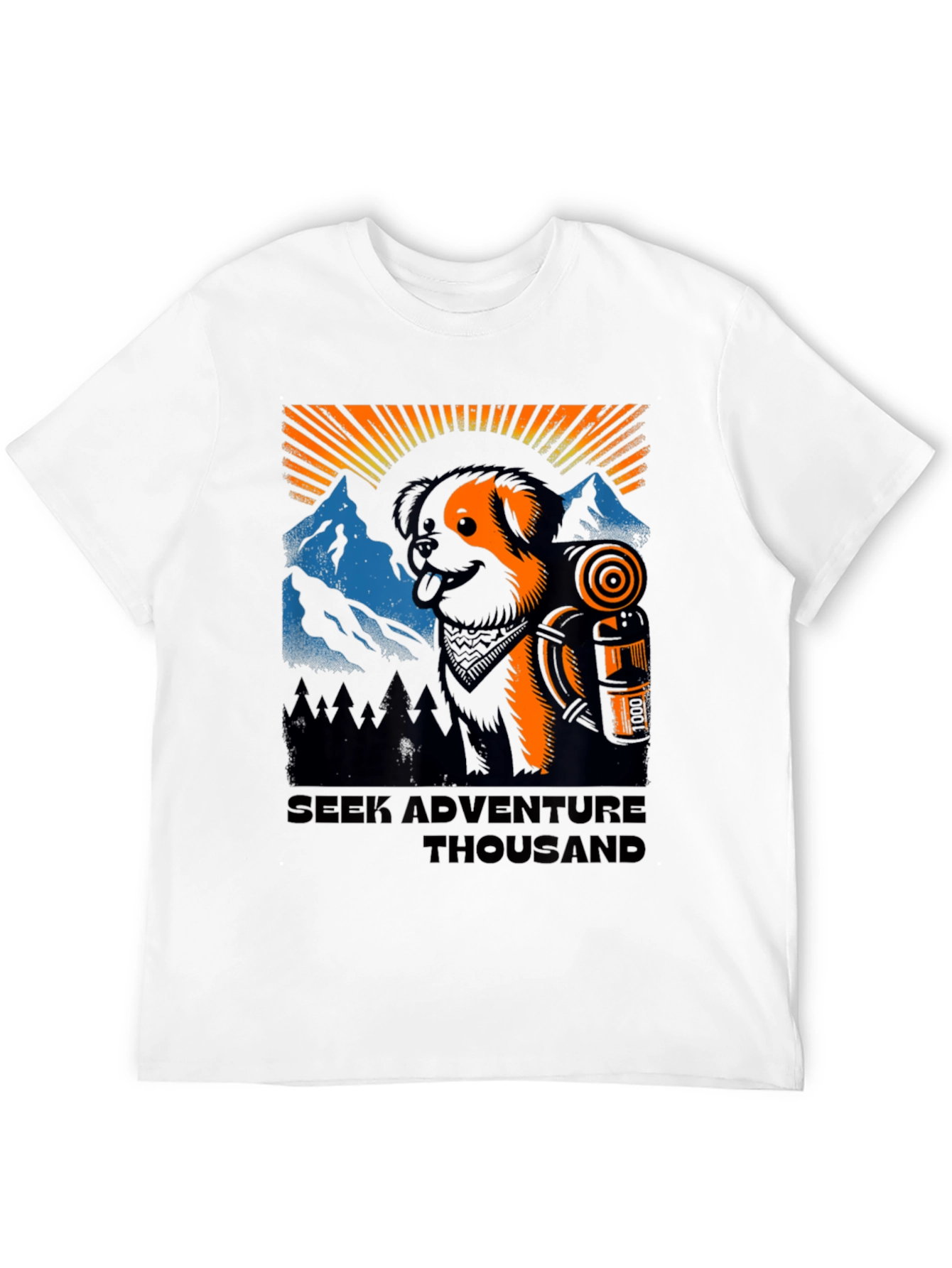 Adventure Dog Graphic Tee - Unisex Hiking Shirt