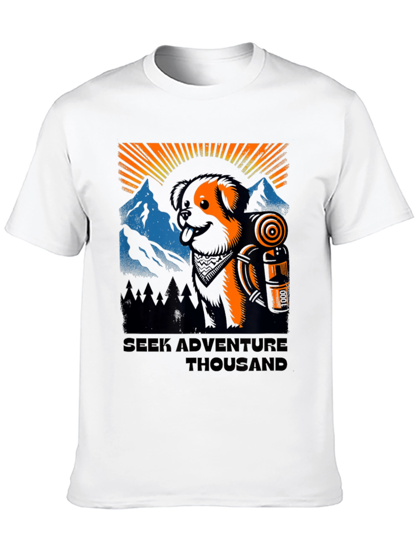 Adventure Dog Graphic Tee - Unisex Hiking Shirt