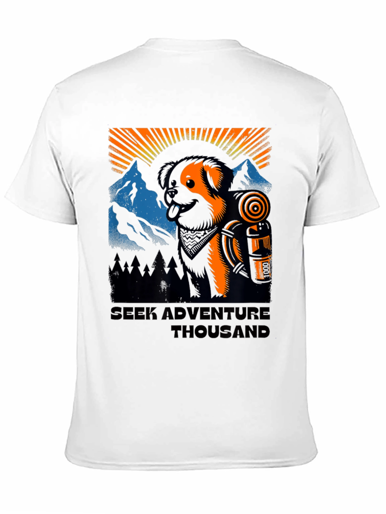 Adventure Dog Graphic Tee - Unisex Hiking Shirt
