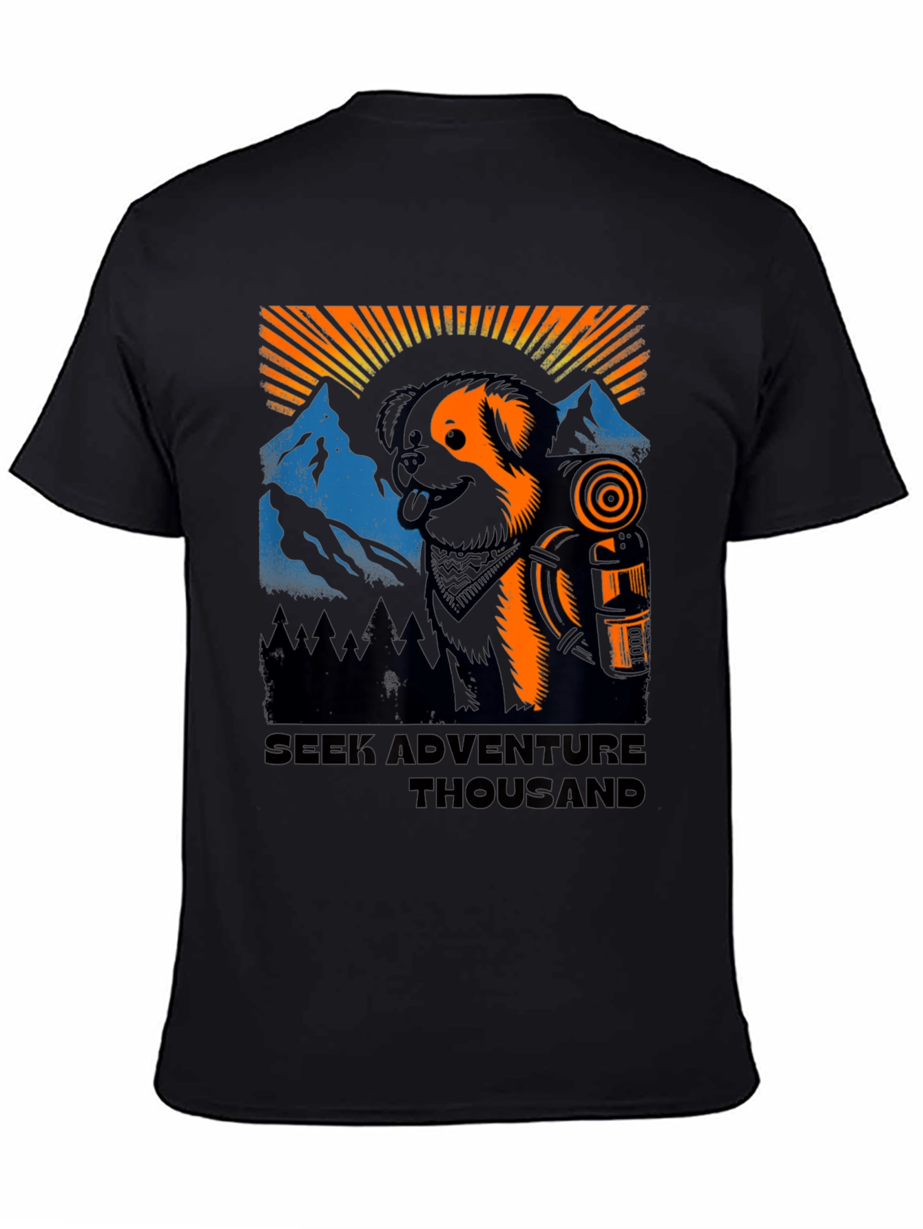 Adventure Dog Graphic Tee - Unisex Hiking Shirt