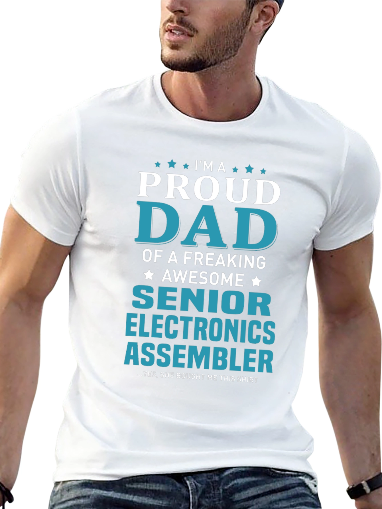 Proud Dad Senior Electronics Assembler T-Shirt