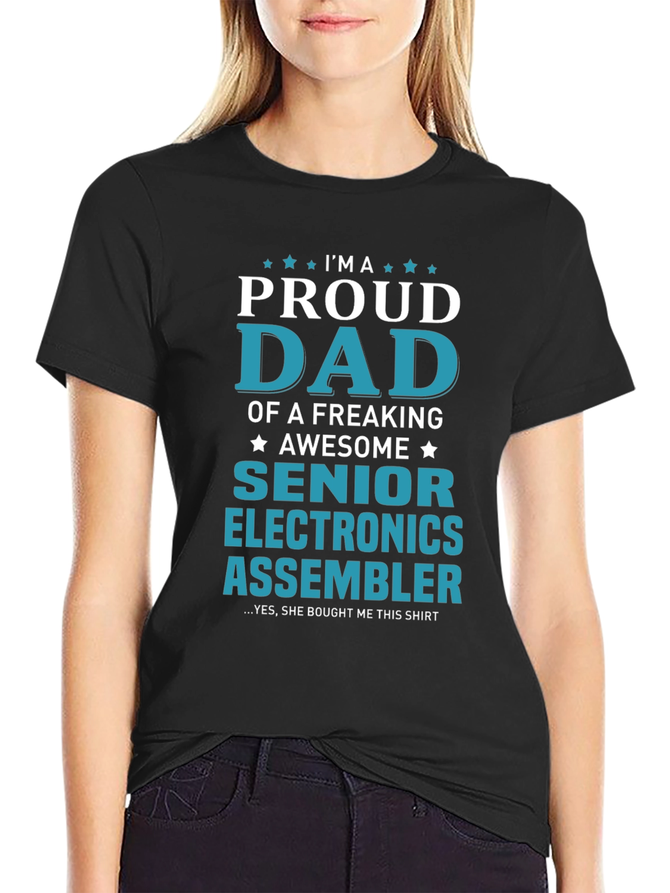 Proud Dad Senior Electronics Assembler T-Shirt