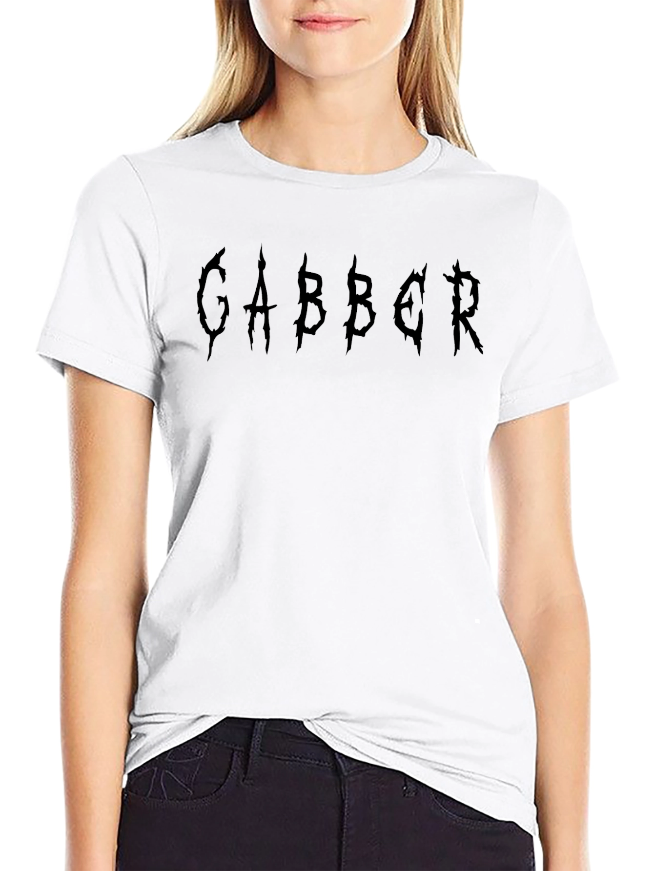 Gabber Horror Font T-Shirt