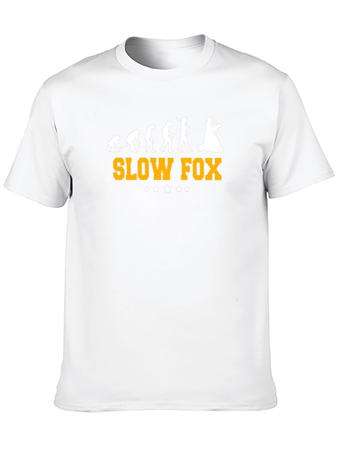 Slow Fox Evolution T-Shirt - Black Graphic Tee