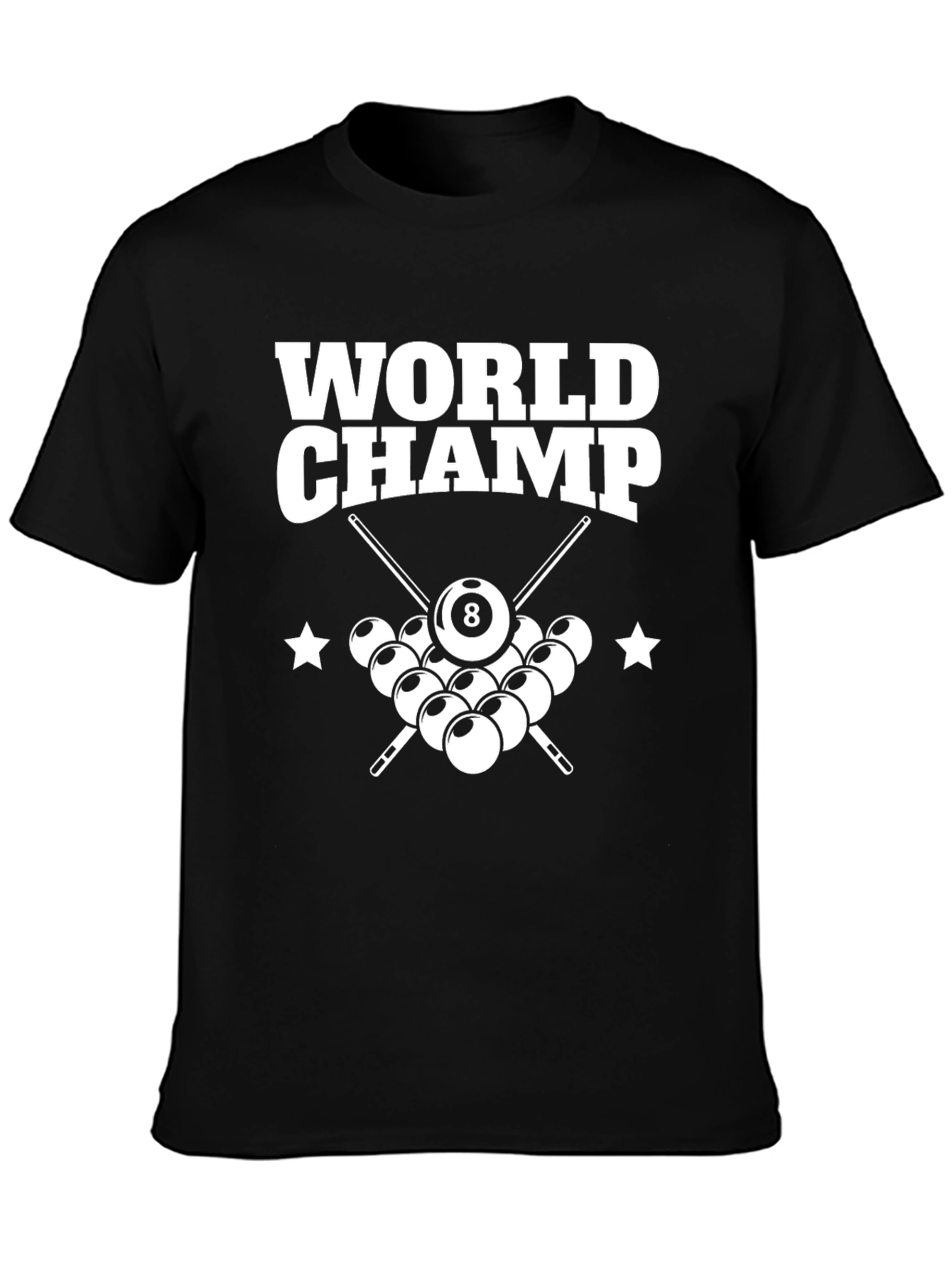 World Champ Billiards Graphic T-Shirt