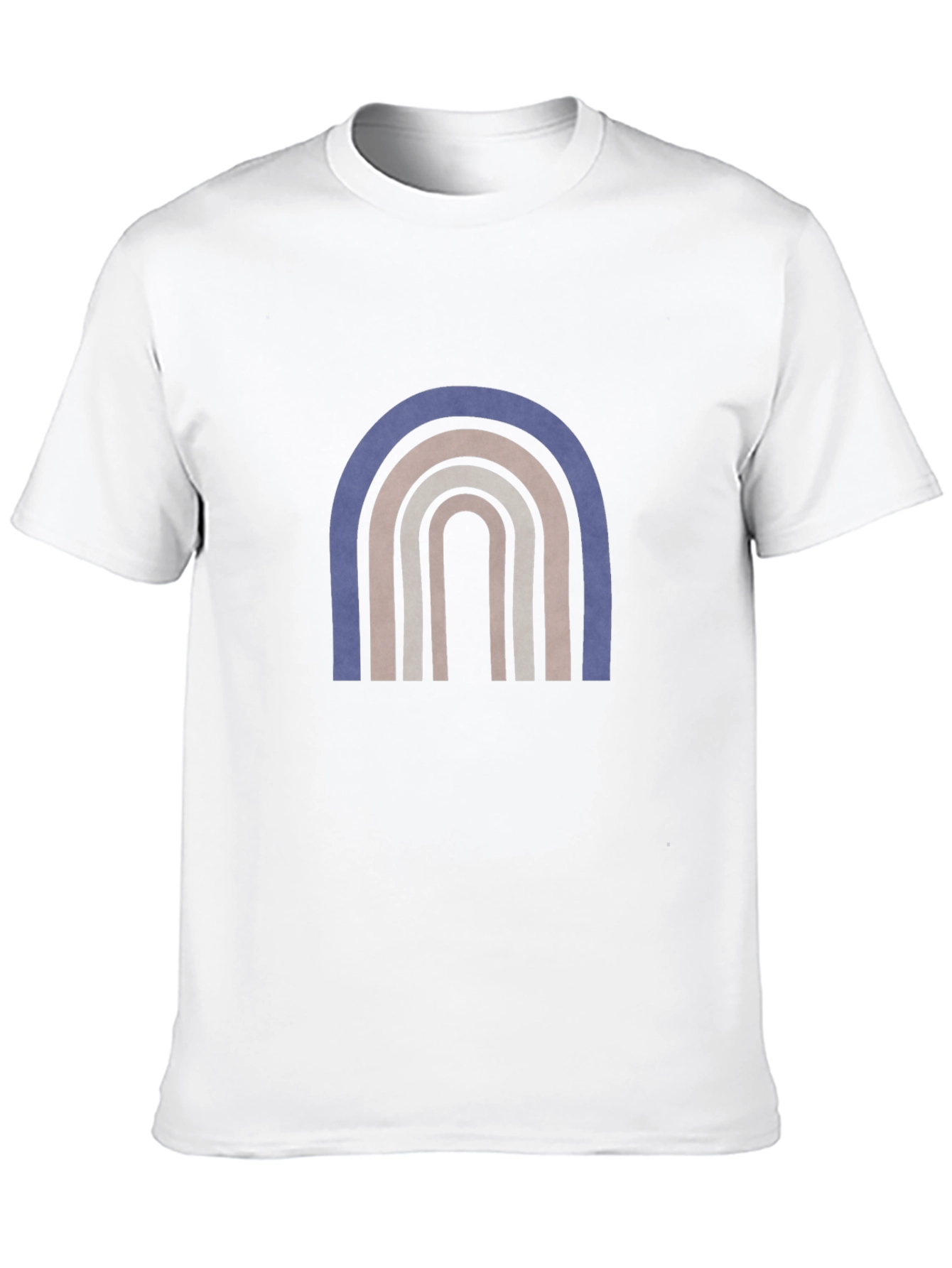 Boho Rainbow Graphic Black T-Shirt