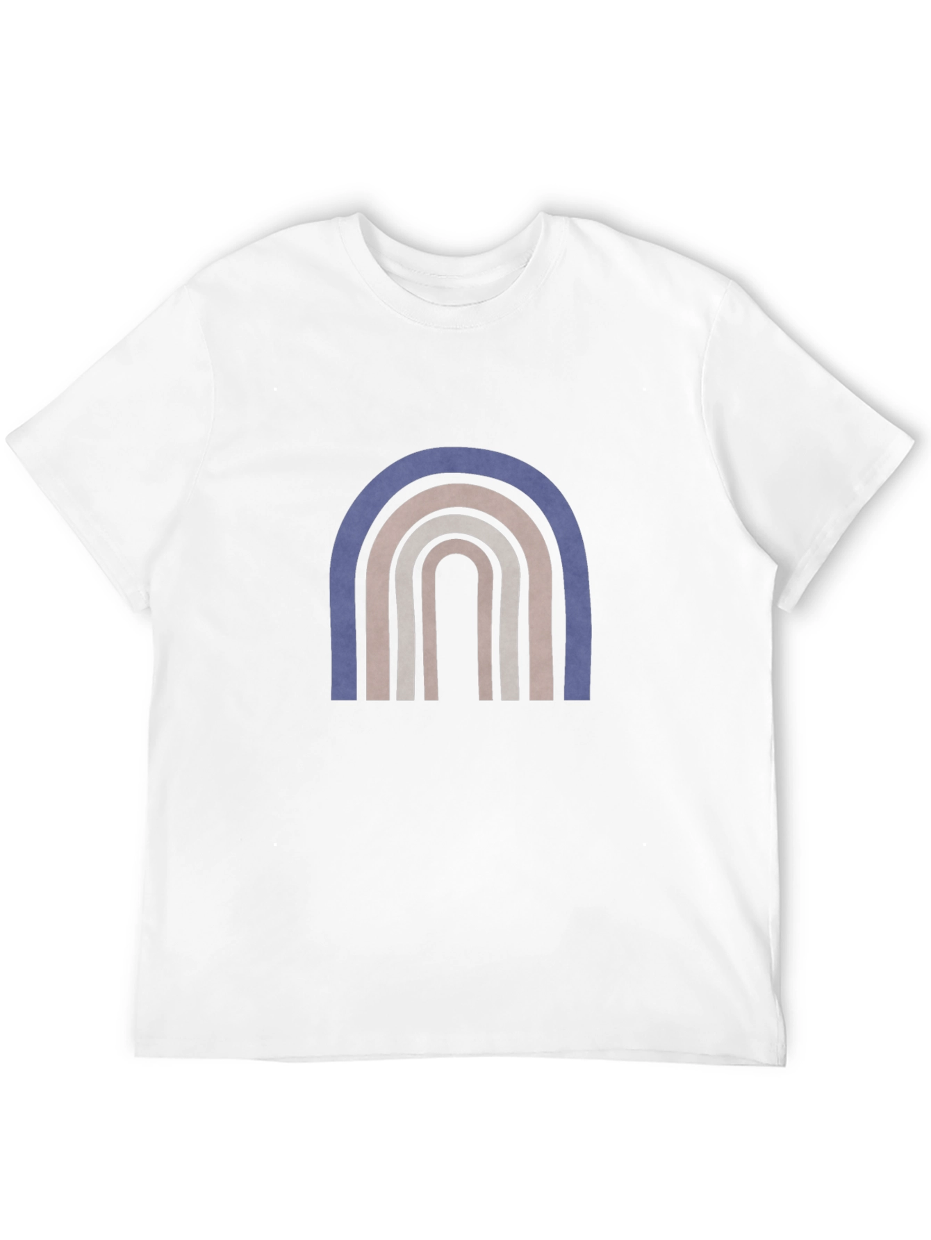 Boho Rainbow Graphic Black T-Shirt