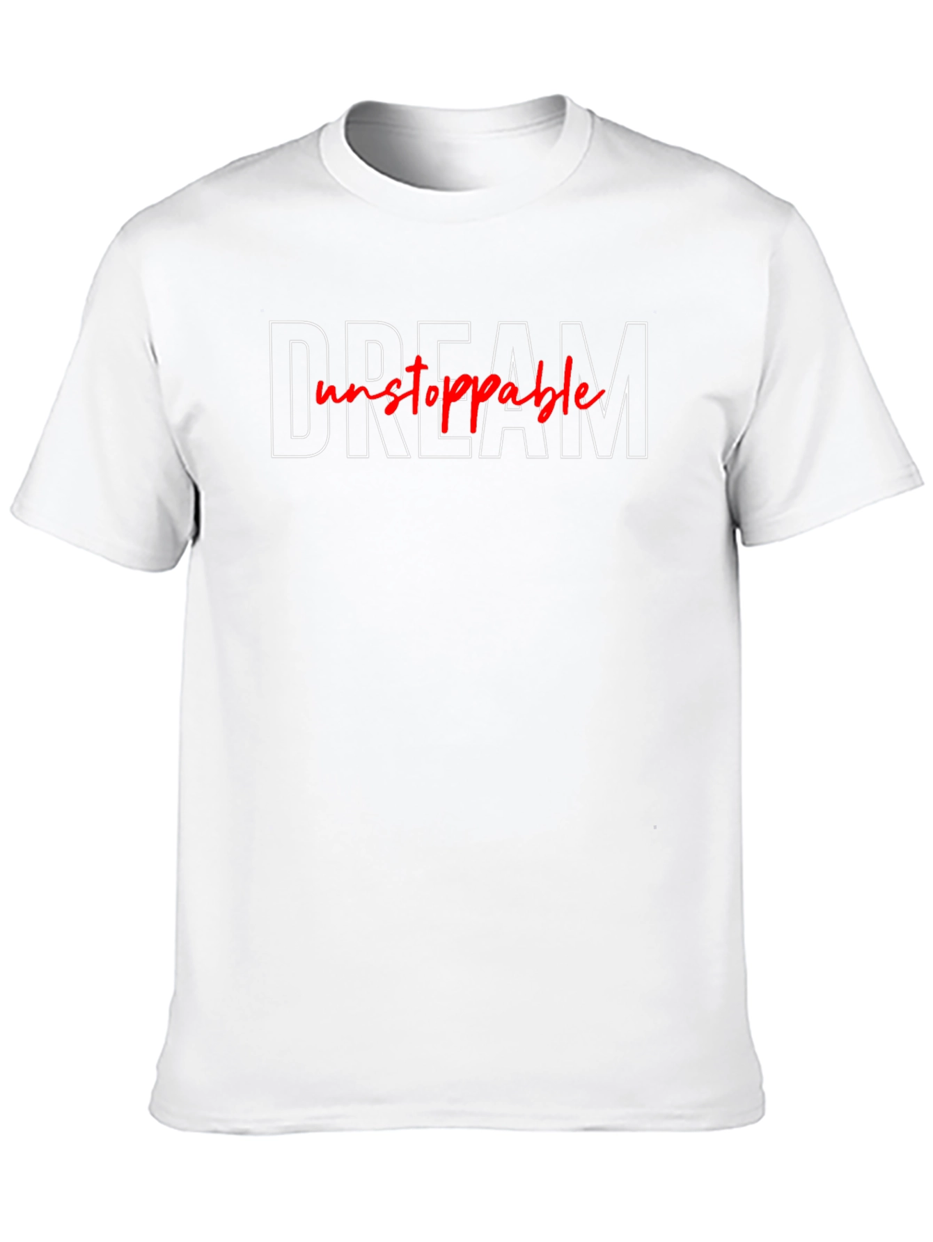 Dream Unstoppable Black Graphic T-Shirt