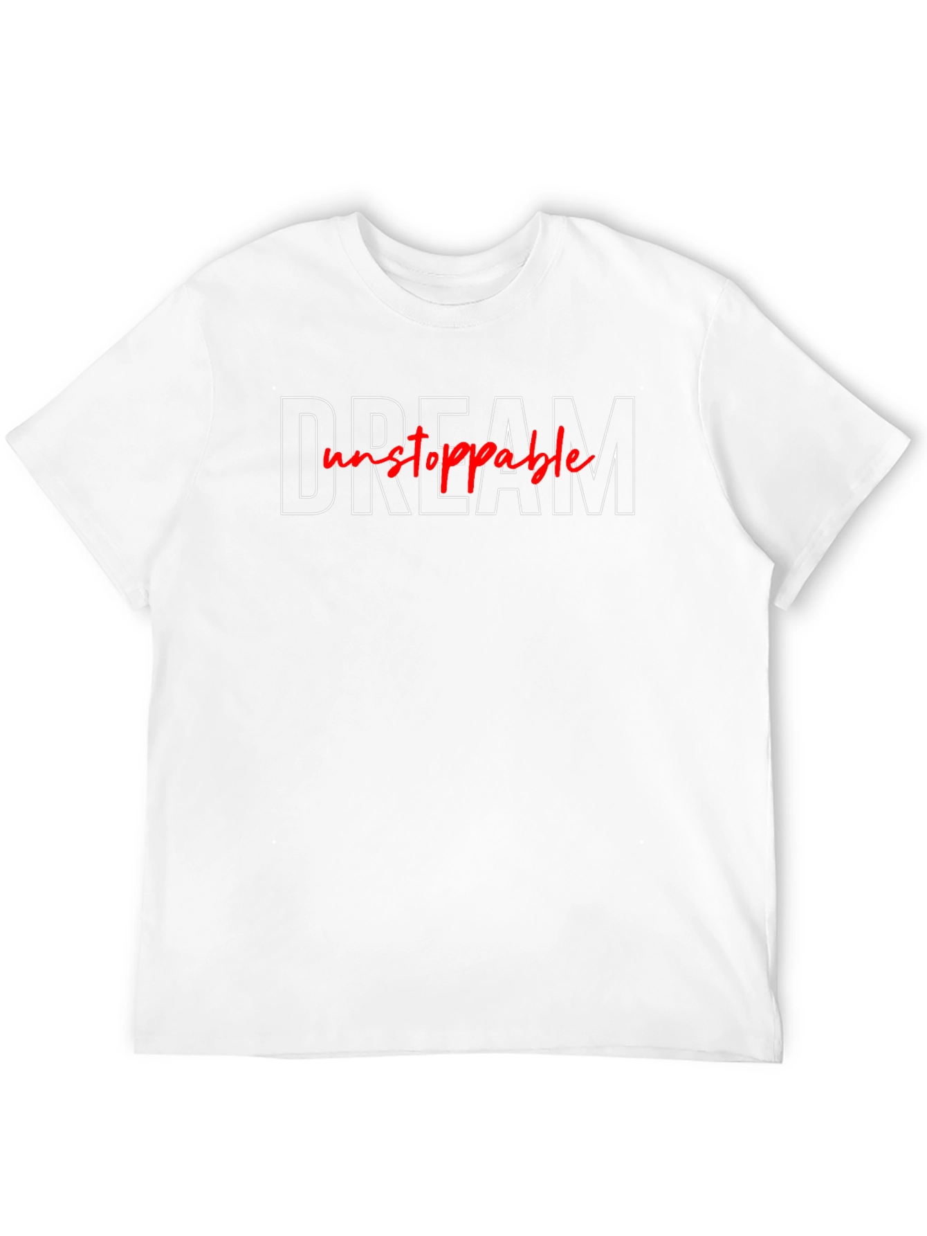 Dream Unstoppable Black Graphic T-Shirt