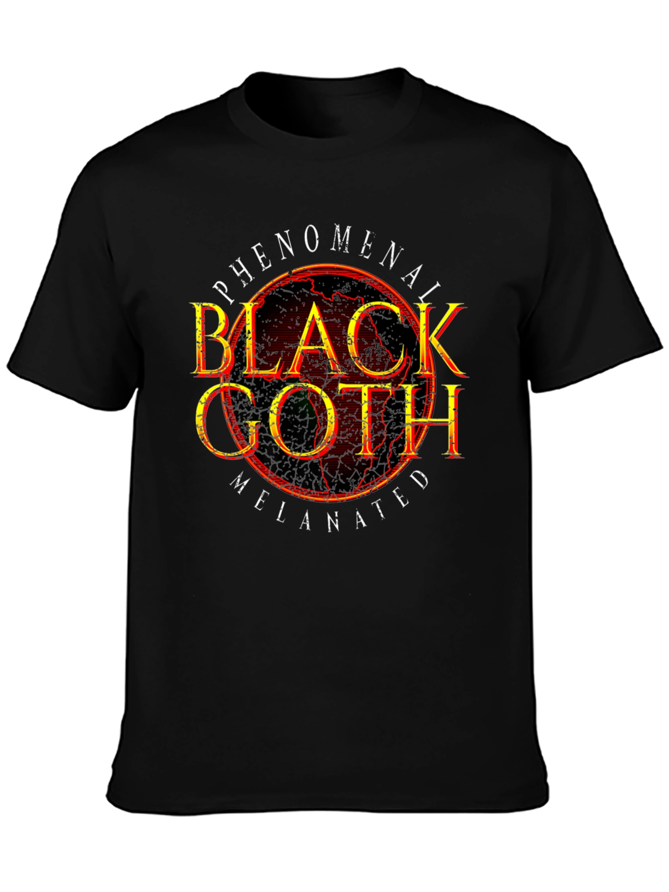 Phenomenal Black Goth Melanated Graphic Tee