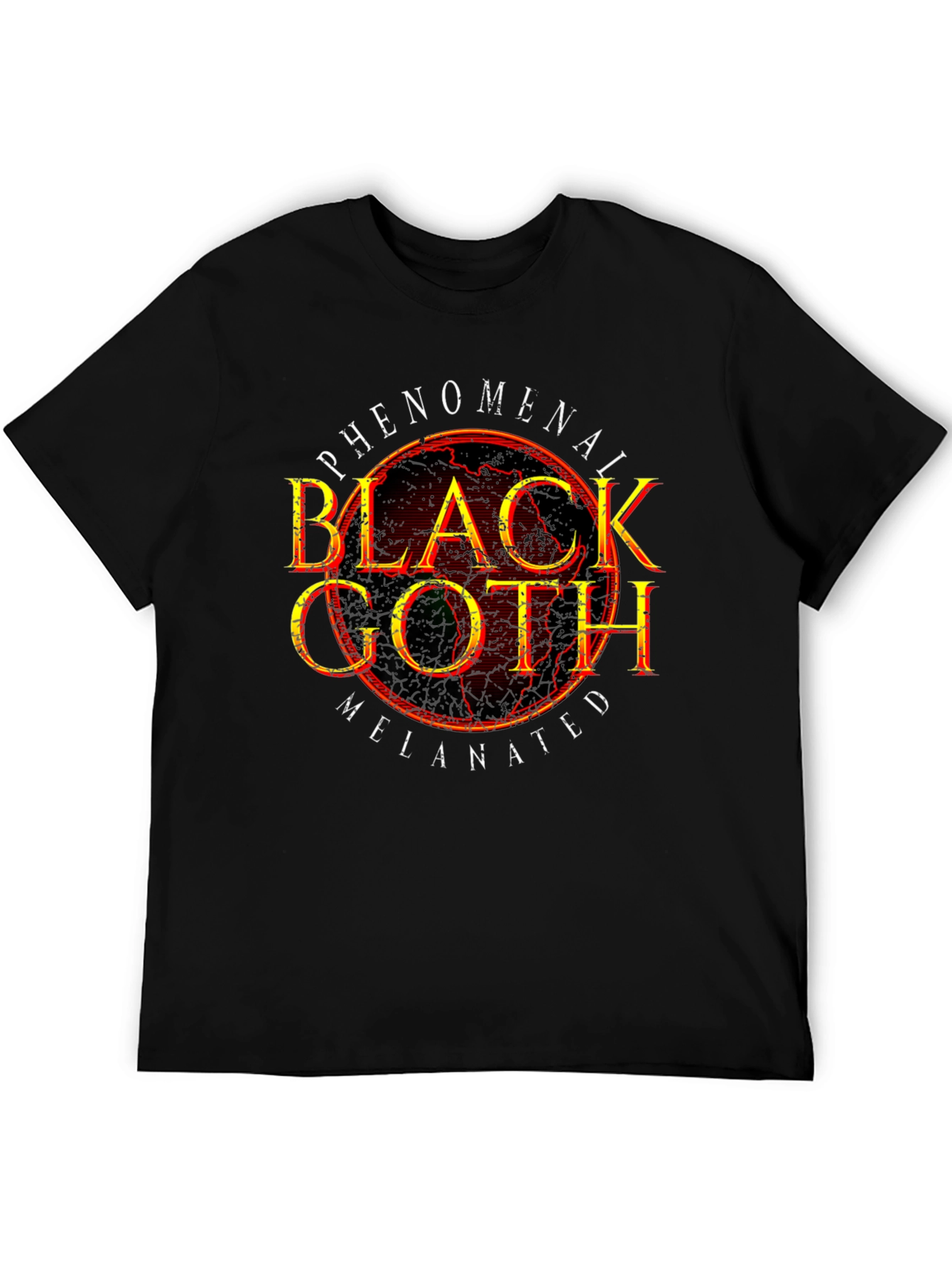 Phenomenal Black Goth Melanated Graphic Tee