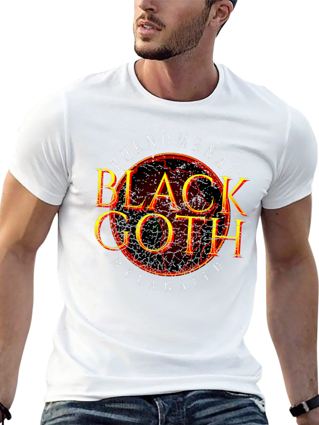 Phenomenal Black Goth Melanated Graphic Tee