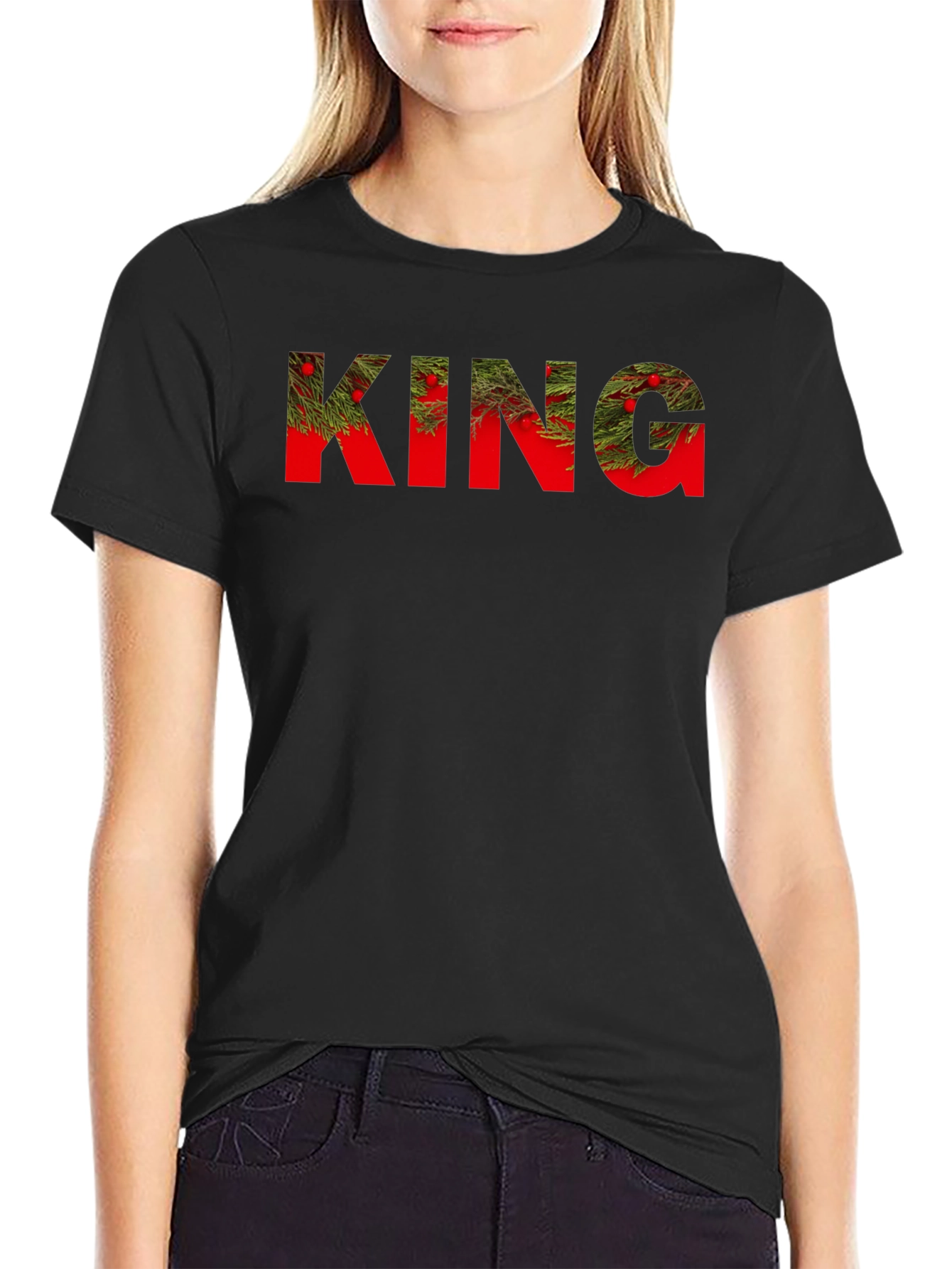 King Christmas Tree Holiday Tee