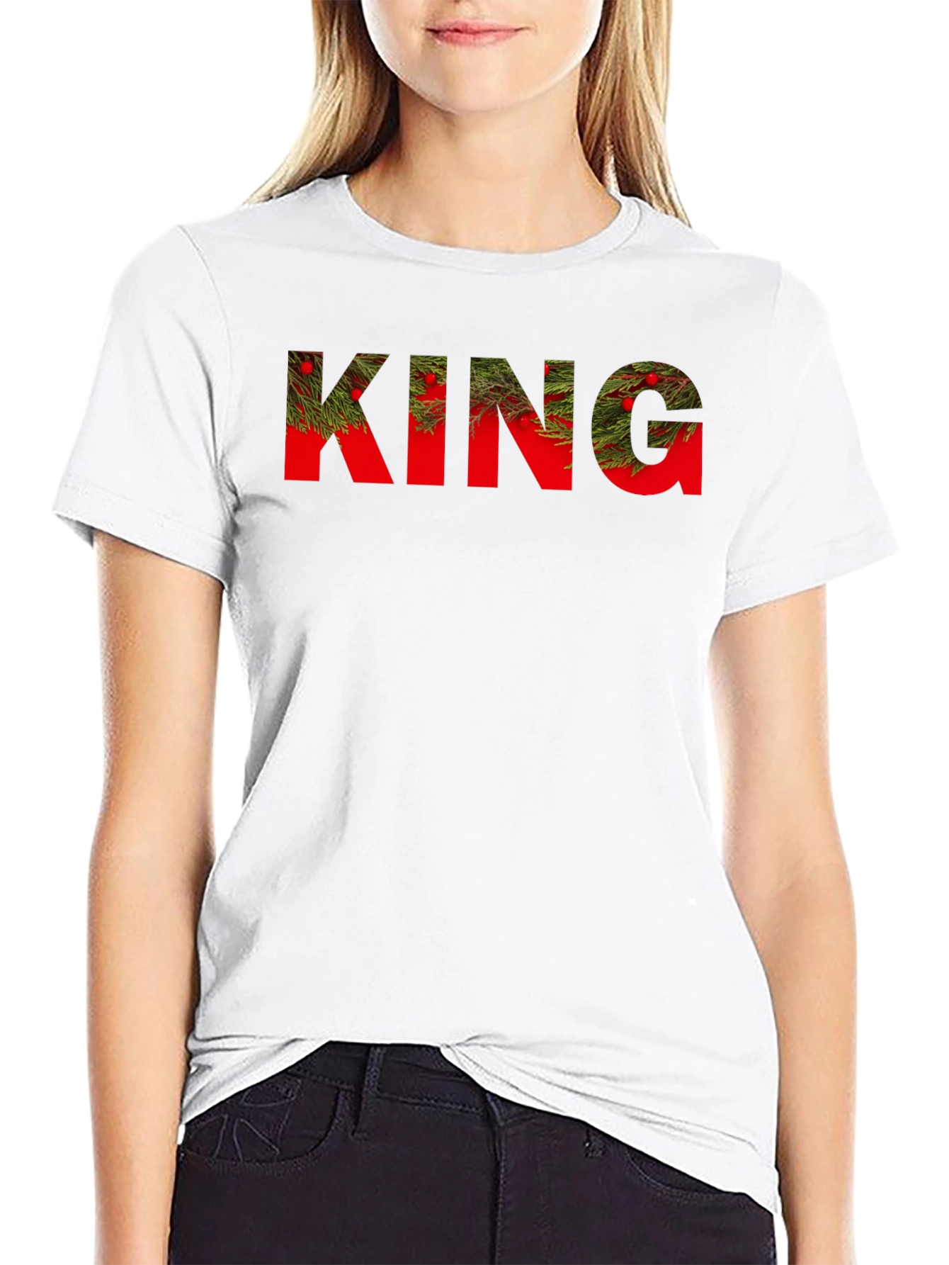 King Christmas Tree Holiday Tee