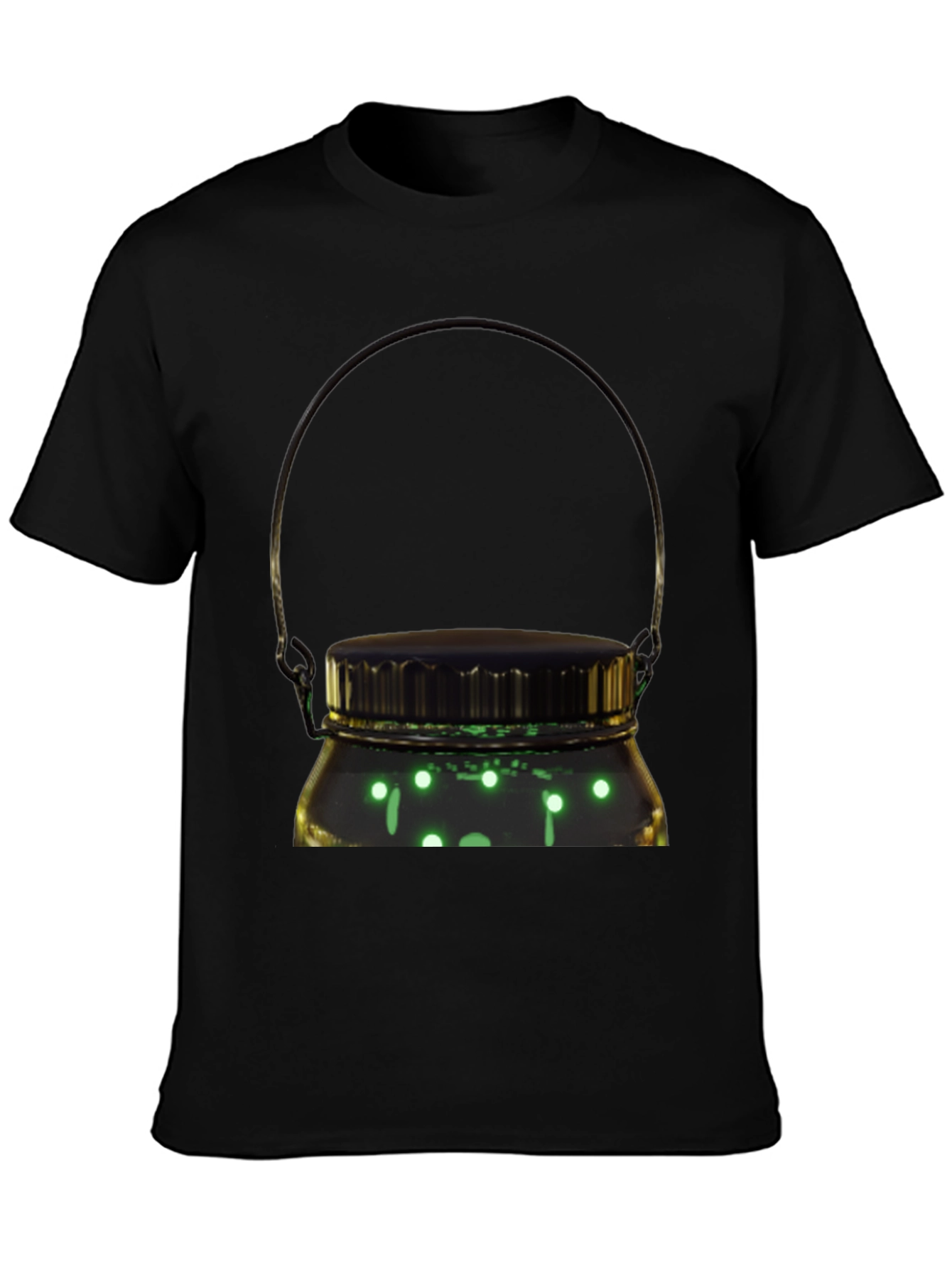 Glowing Jar Graphic T-Shirt - Unique Design