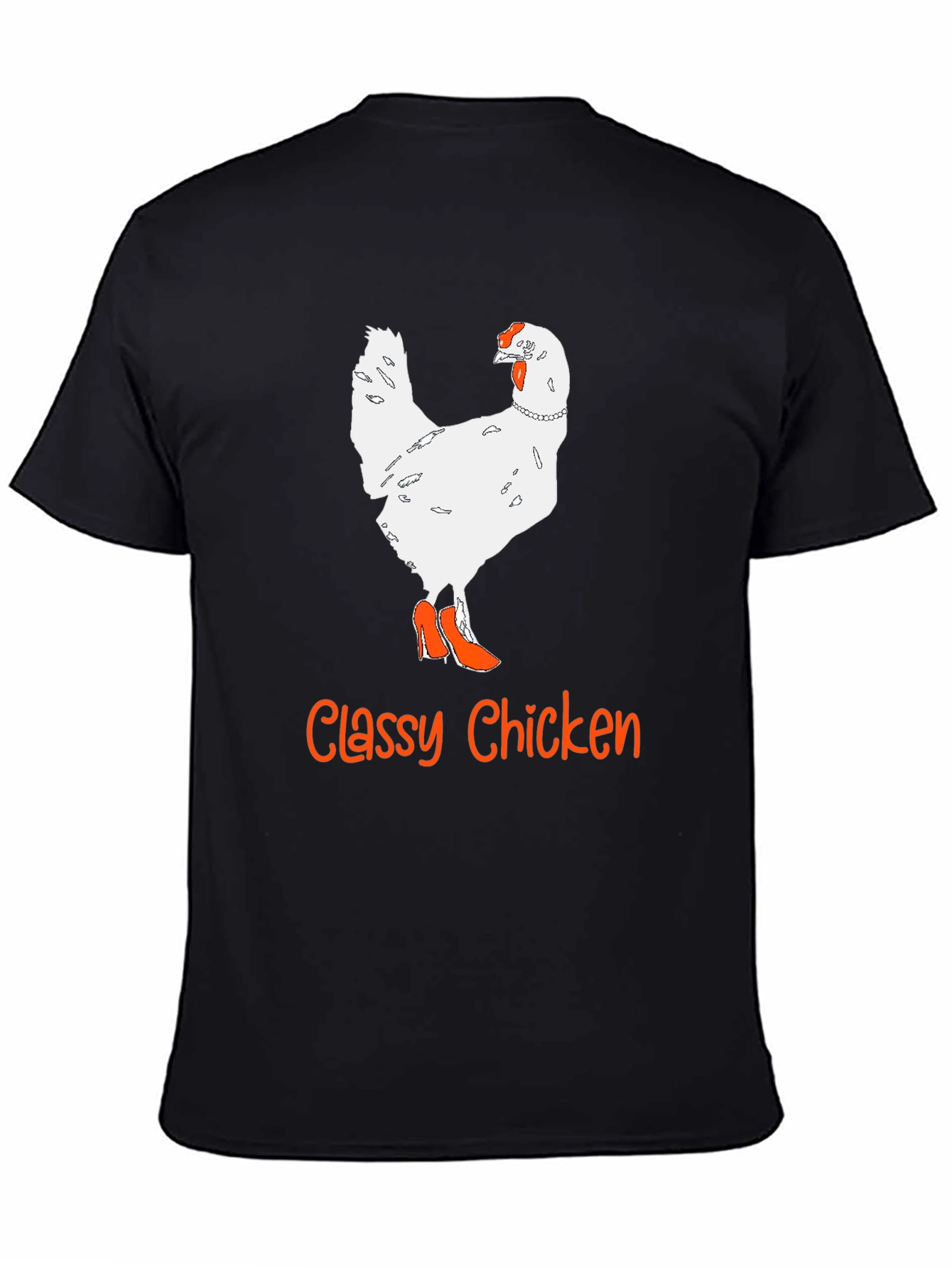 Classy Chicken T-Shirt - Novelty Animal Graphic Tee