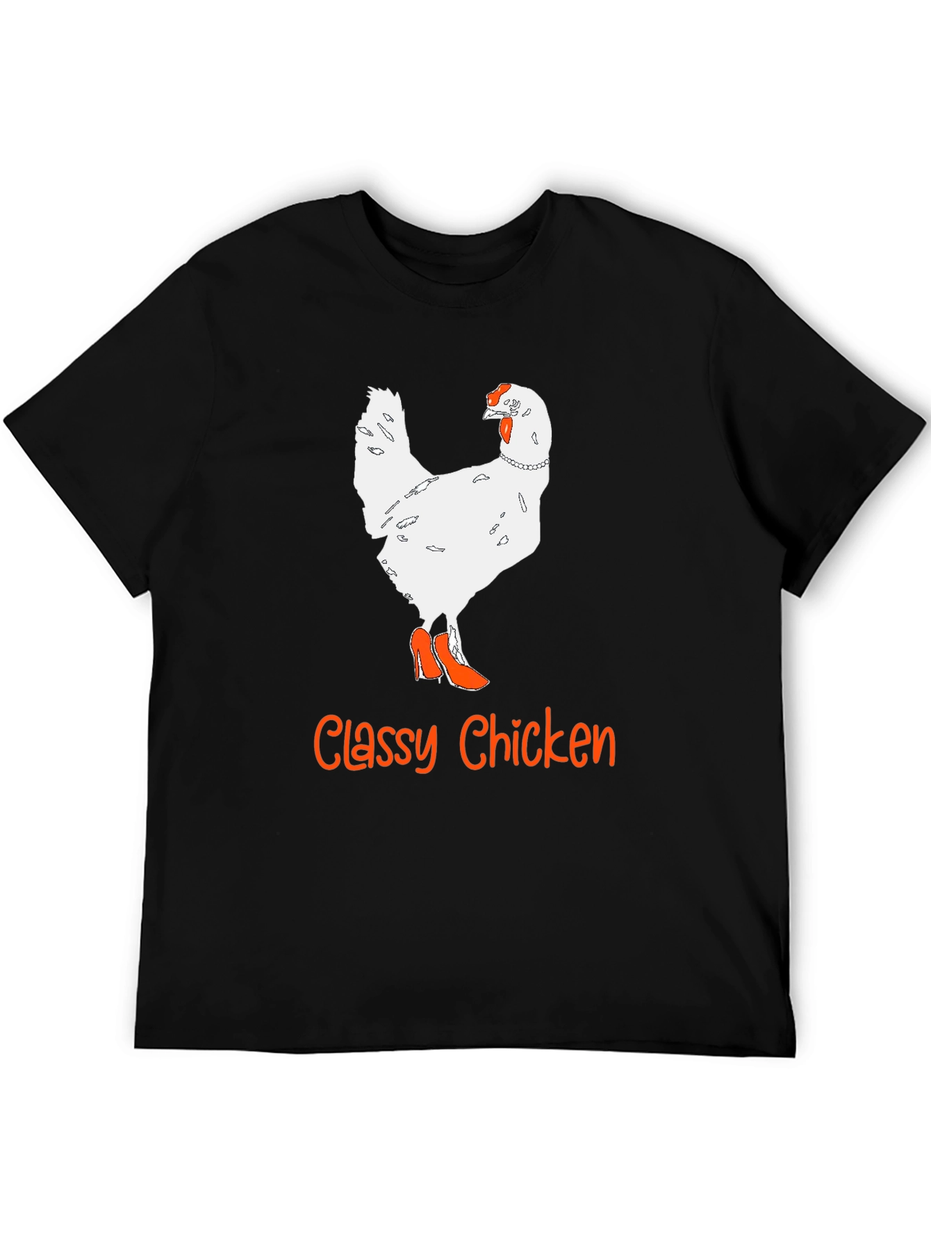 Classy Chicken T-Shirt - Novelty Animal Graphic Tee