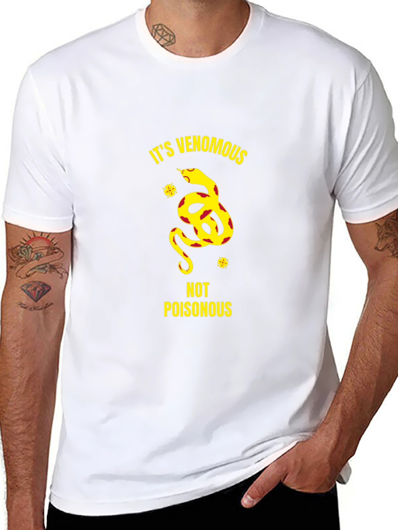 Venomous Snake Graphic T-Shirt