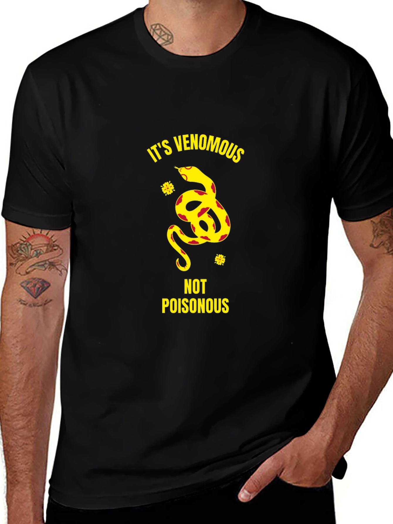 Venomous Snake Graphic T-Shirt