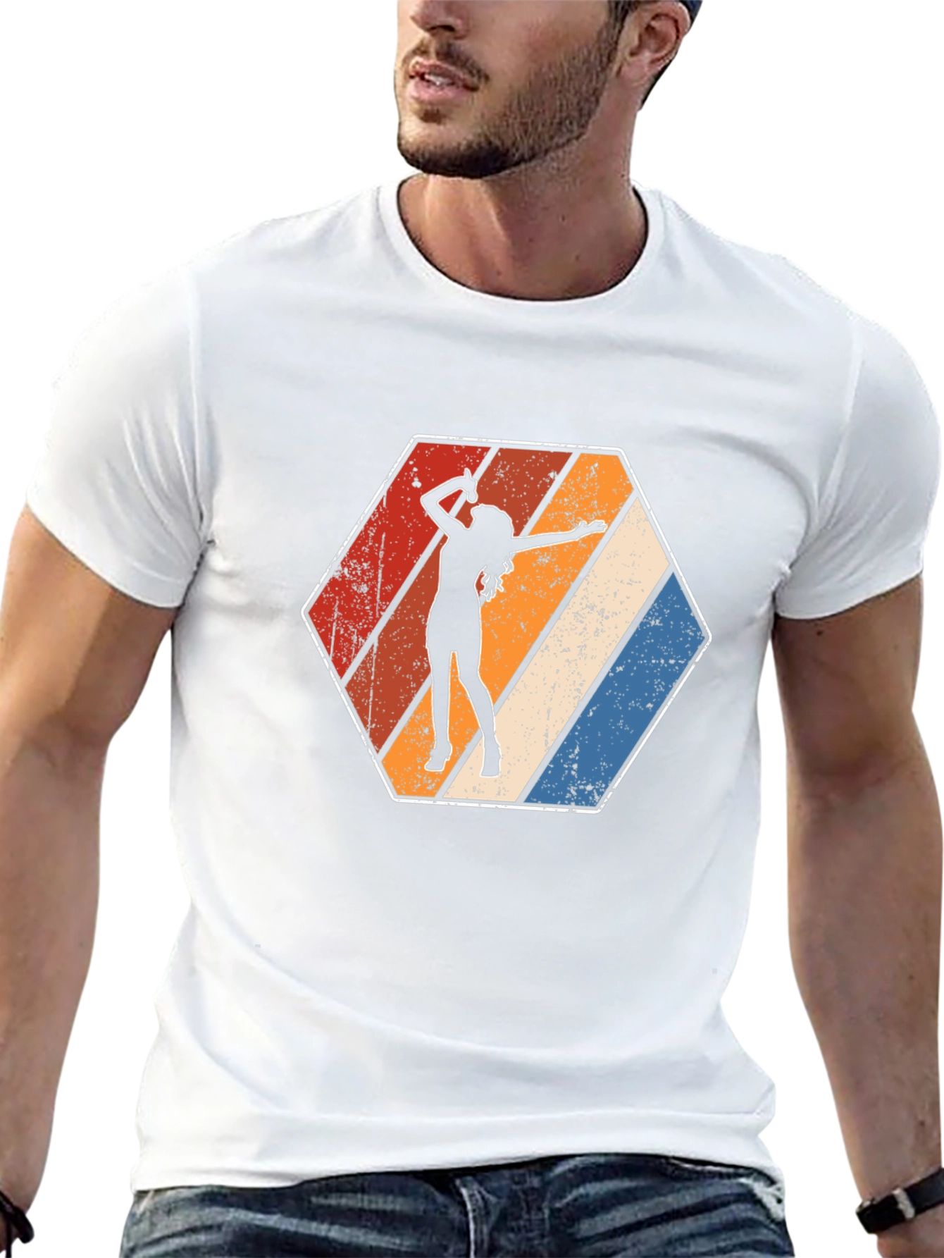 Retro Silhouette Graphic Tee