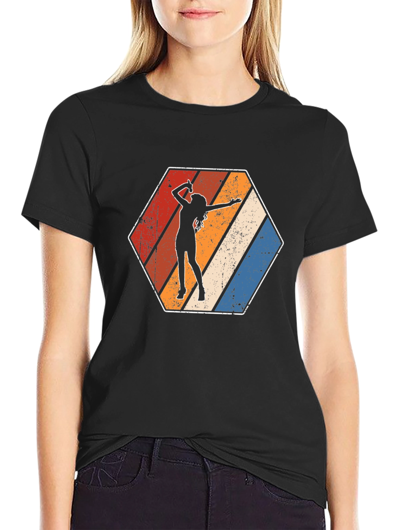 Retro Silhouette Graphic Tee