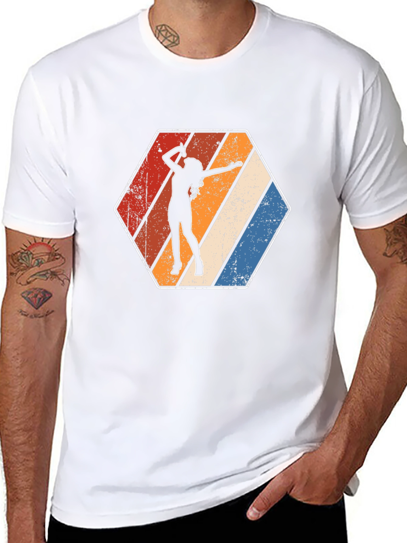 Retro Silhouette Graphic Tee