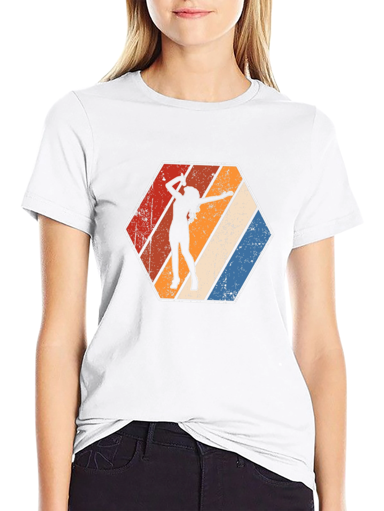 Retro Silhouette Graphic Tee