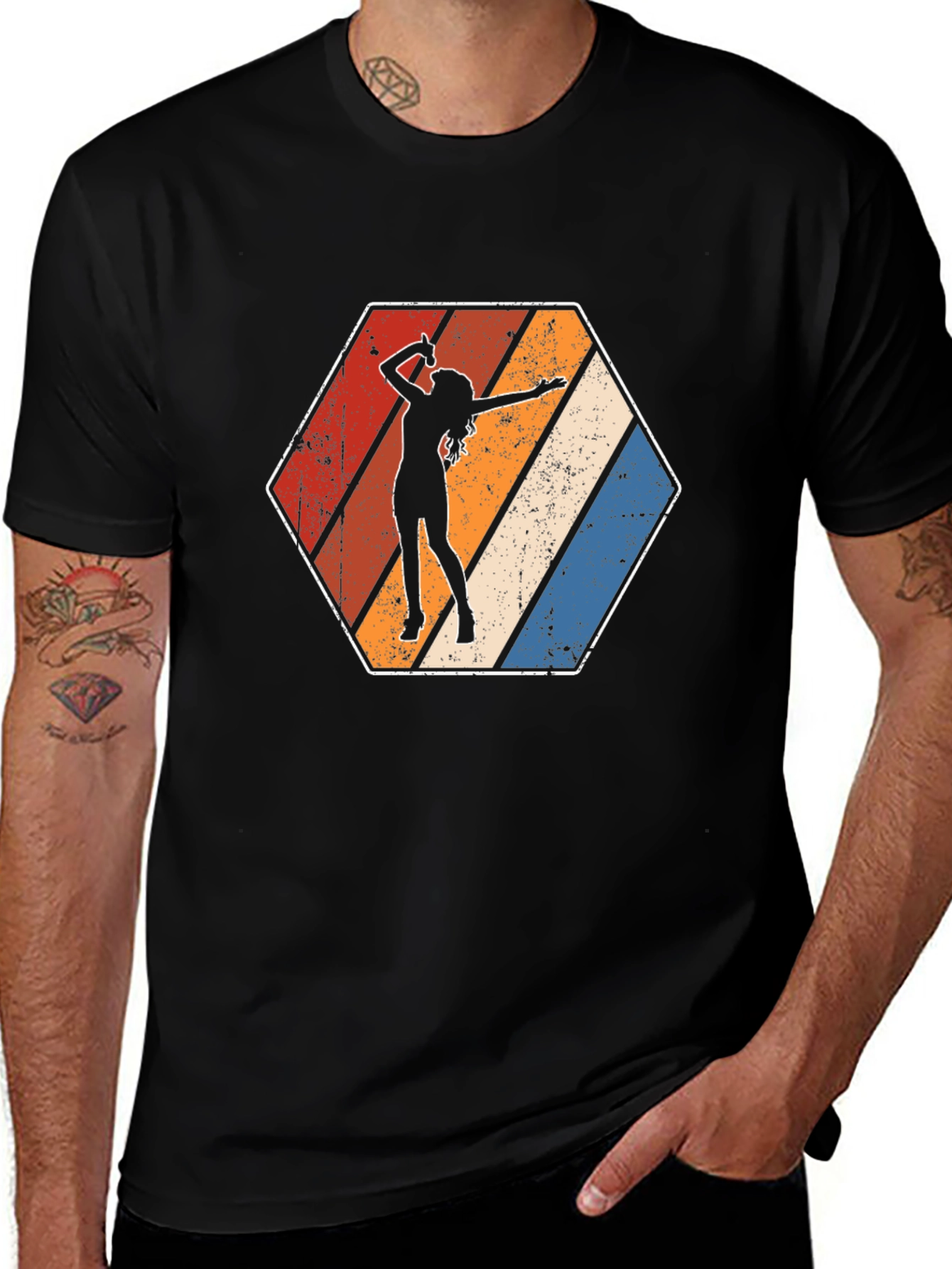 Retro Silhouette Graphic Tee