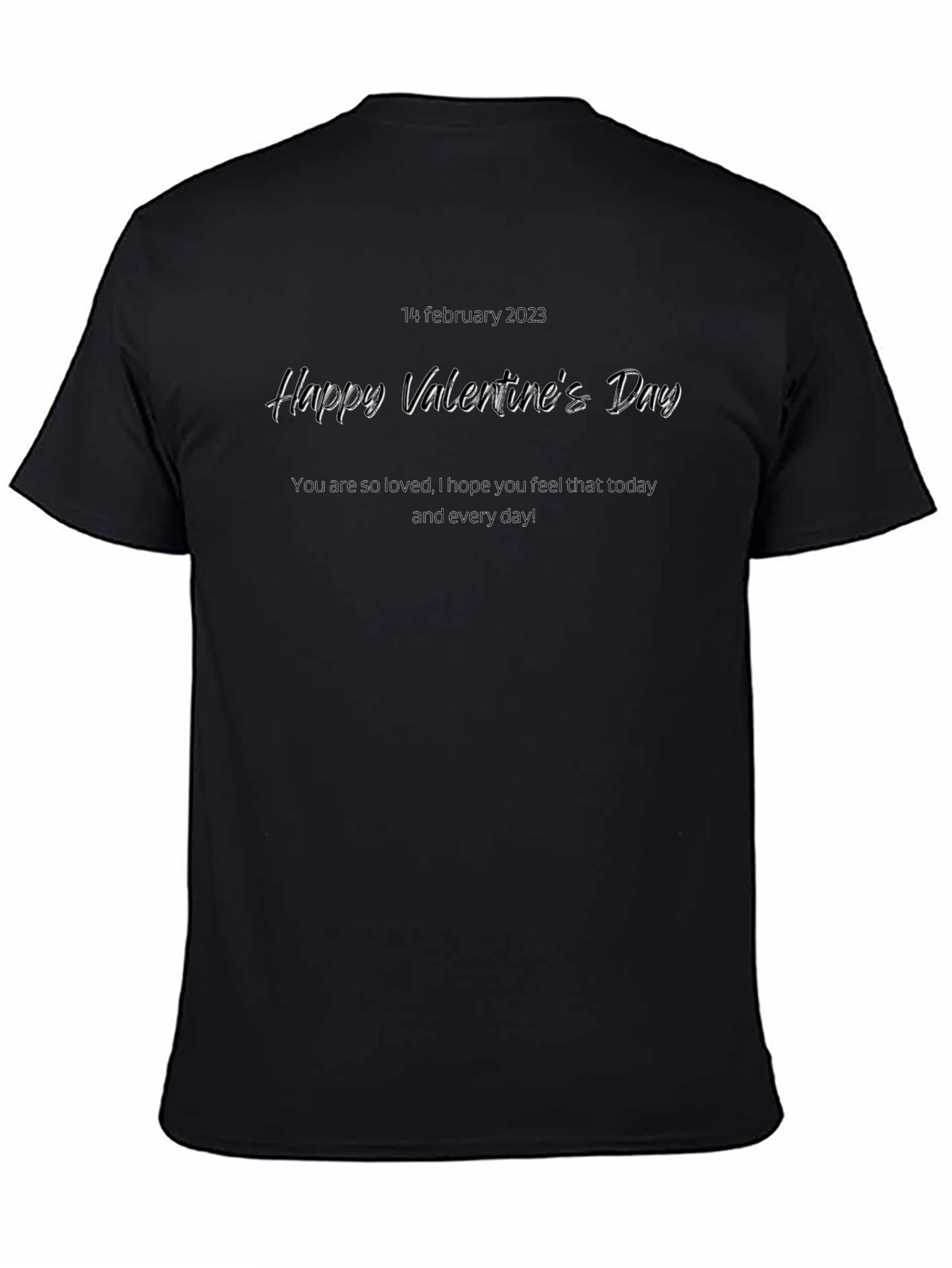 Valentines Day Black T-Shirt