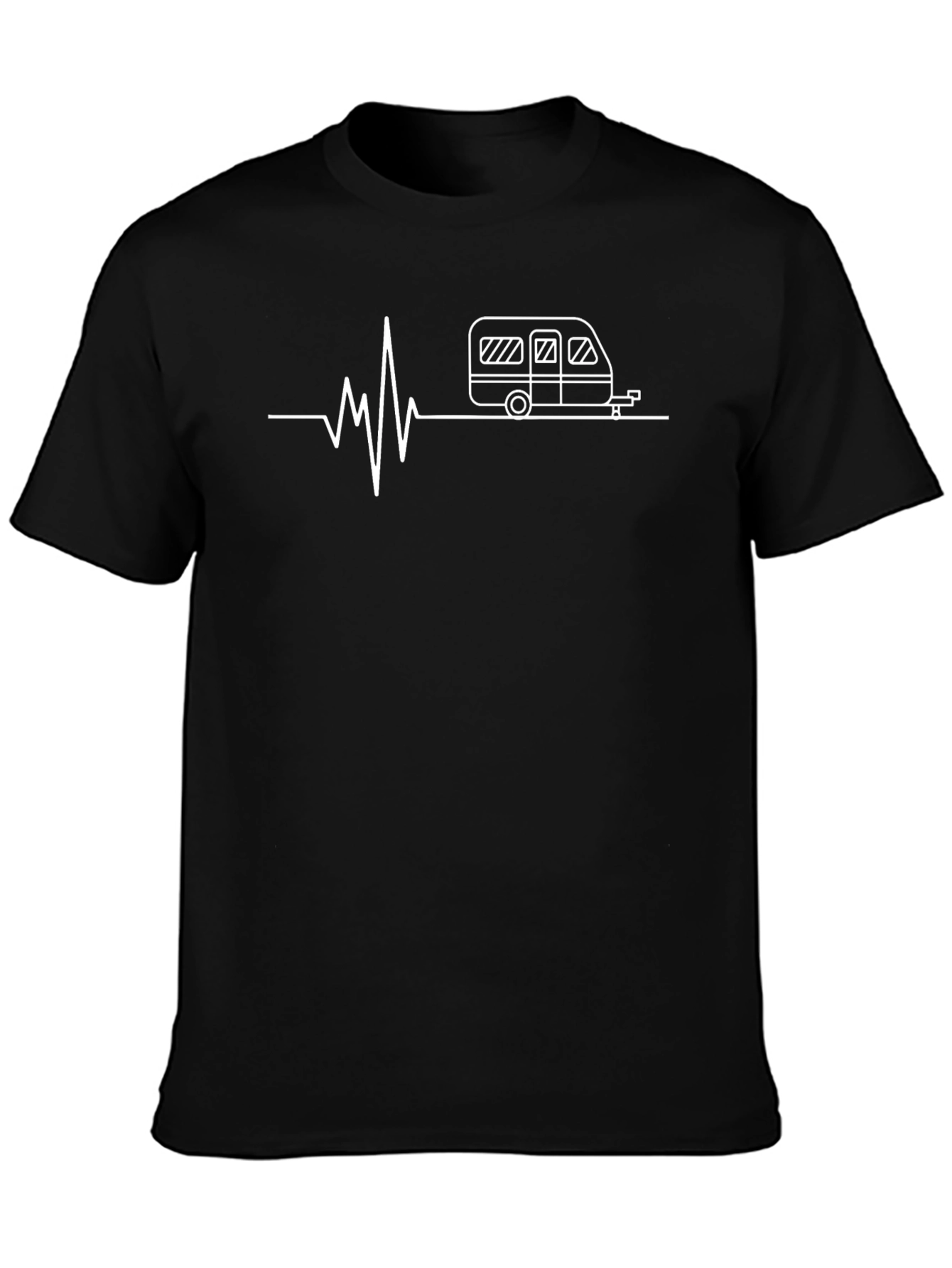 RV Heartbeat T-Shirt - Camping Lover Tee