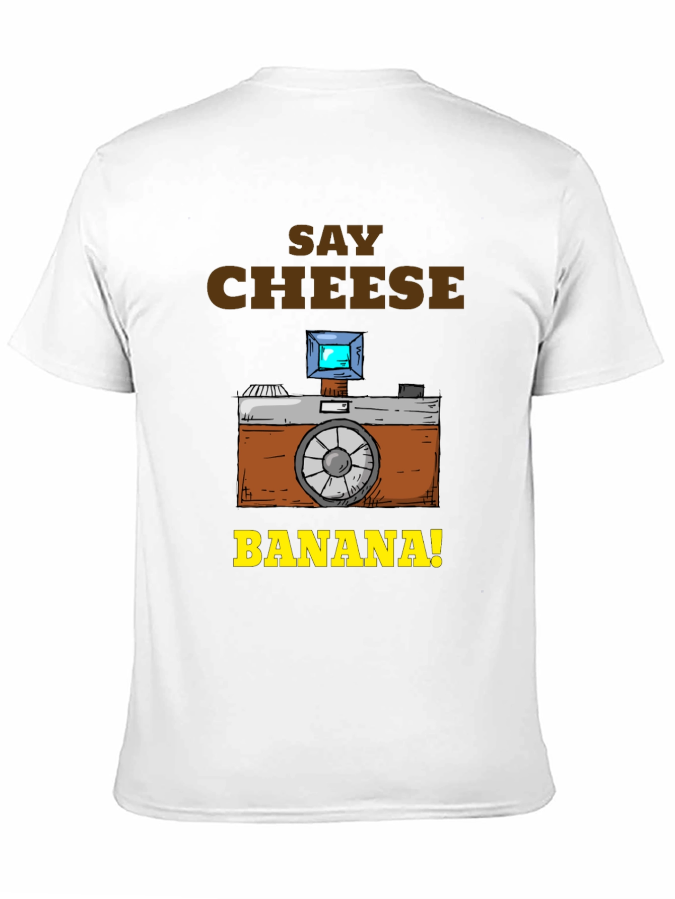 Say Cheese Banana T-Shirt - Funny Camera Graphic Tee