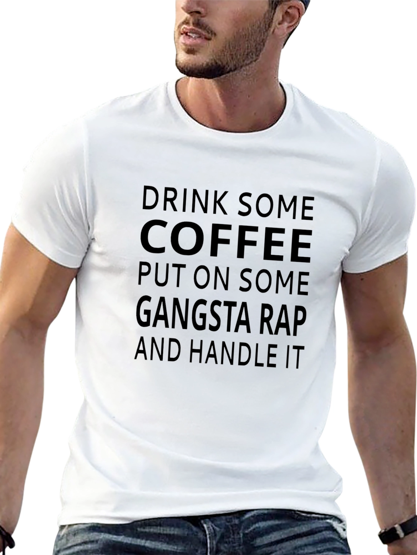 Drink Coffee Gangsta Rap T-Shirt