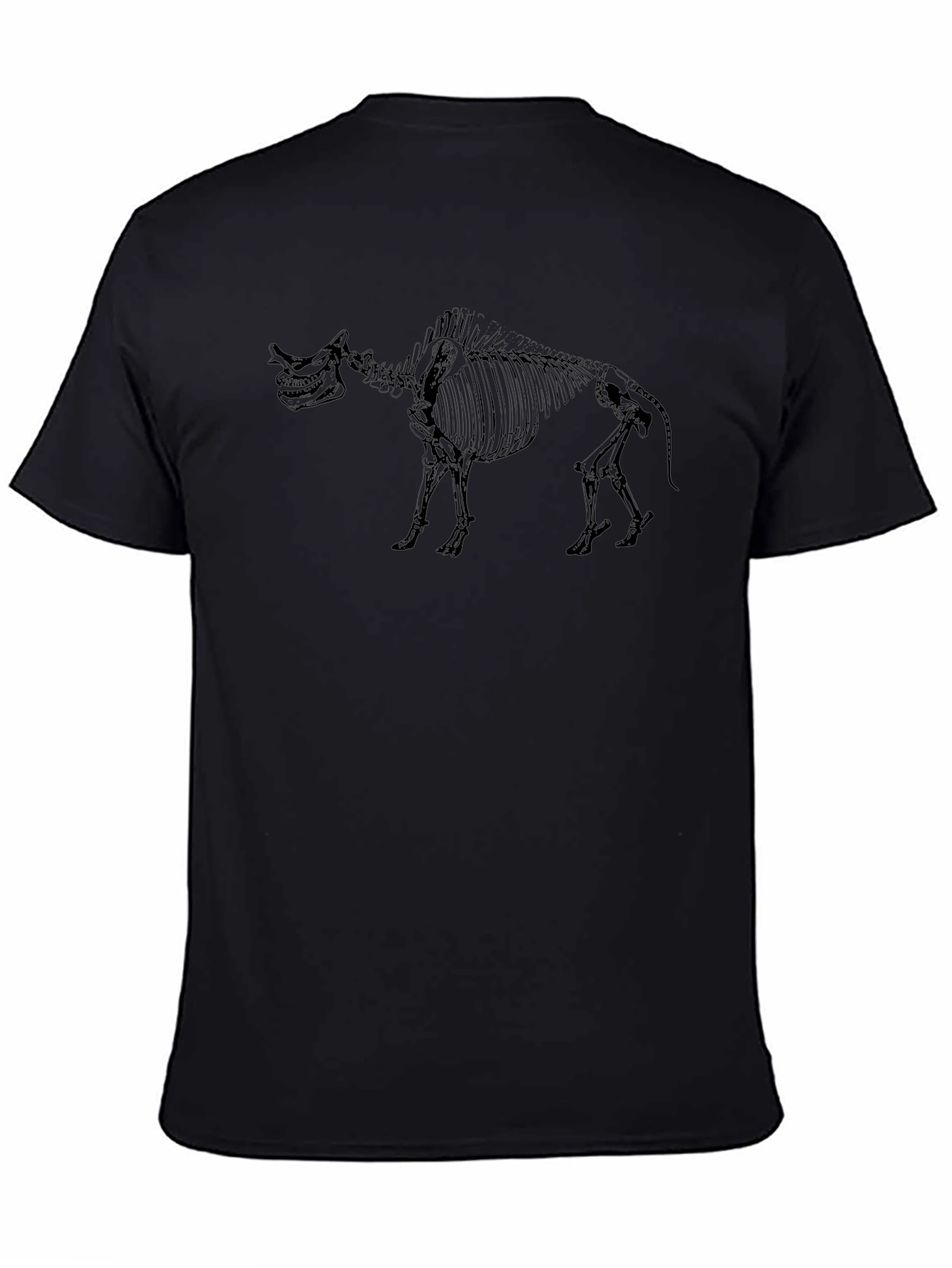 Skeleton Camel Black Graphic Tee