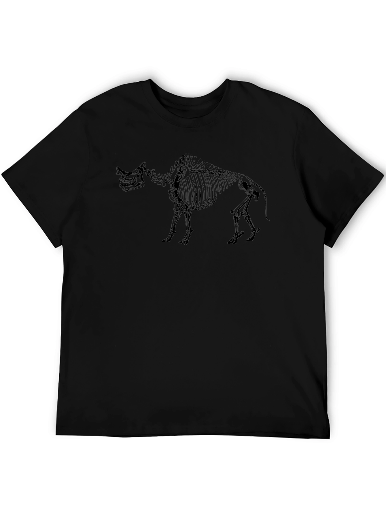 Skeleton Camel Black Graphic Tee