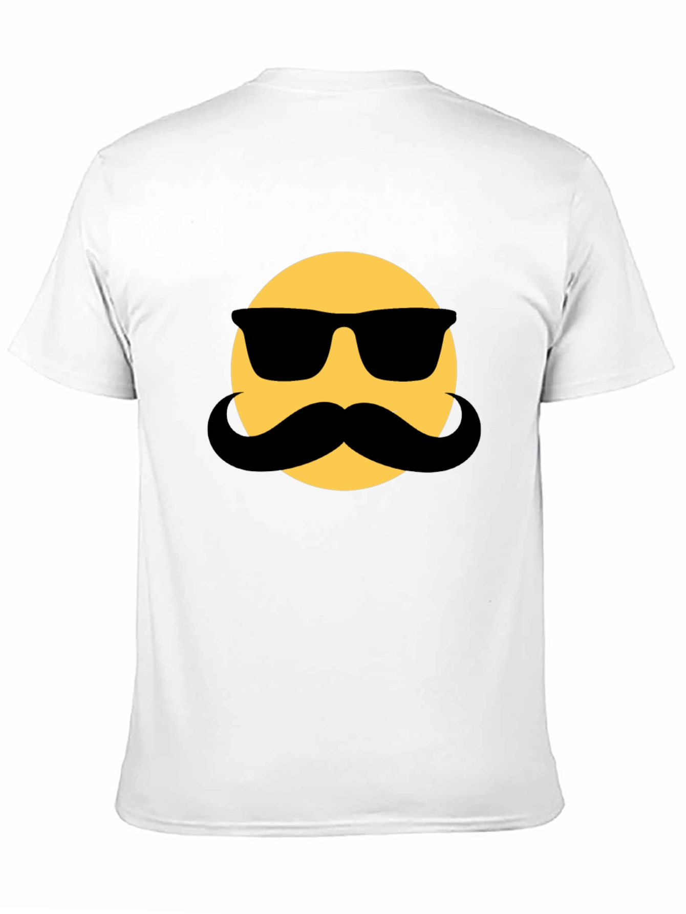 Mustache Emoji T-Shirt - Cool & Funny
