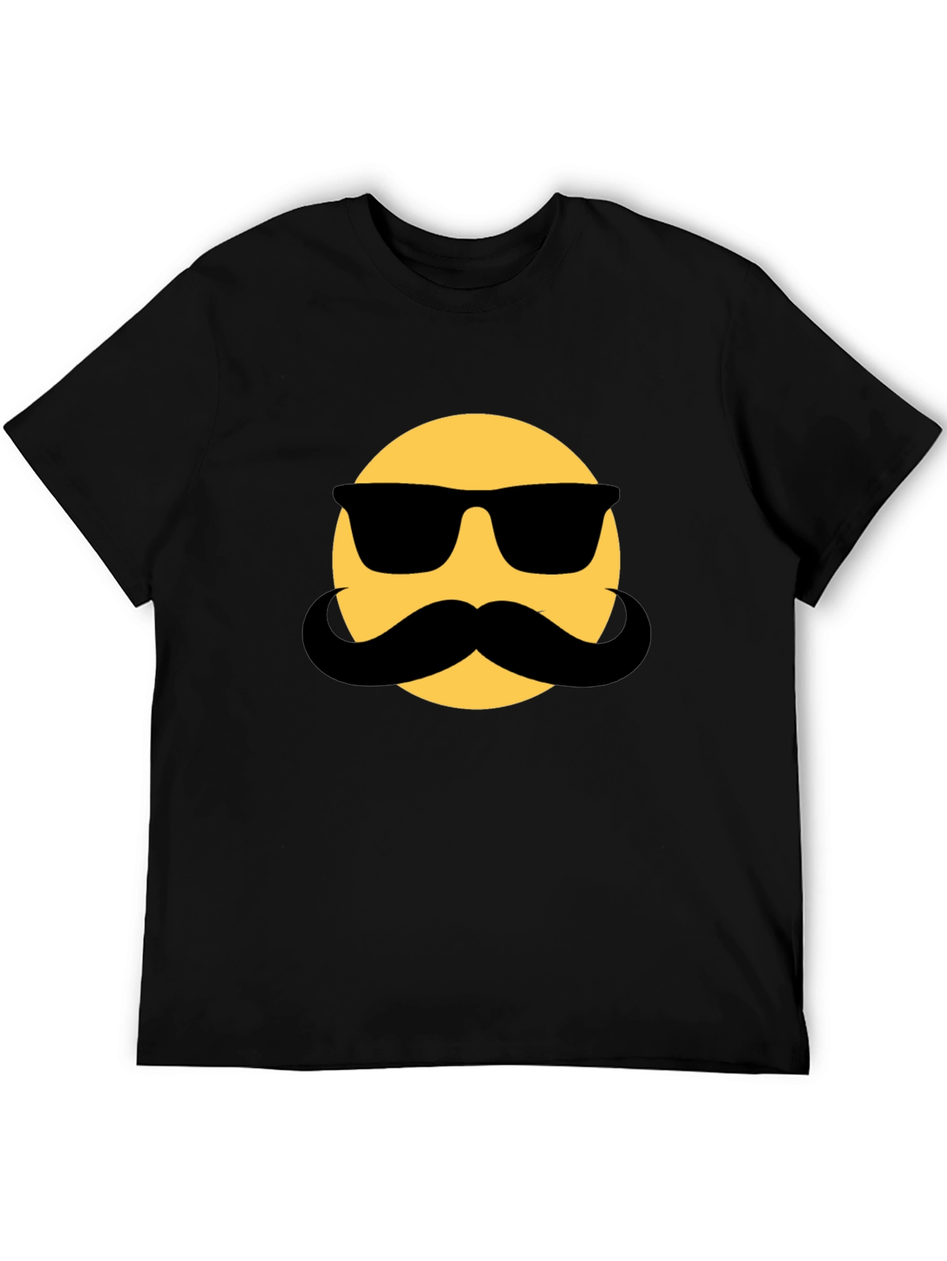 Mustache Emoji T-Shirt - Cool & Funny
