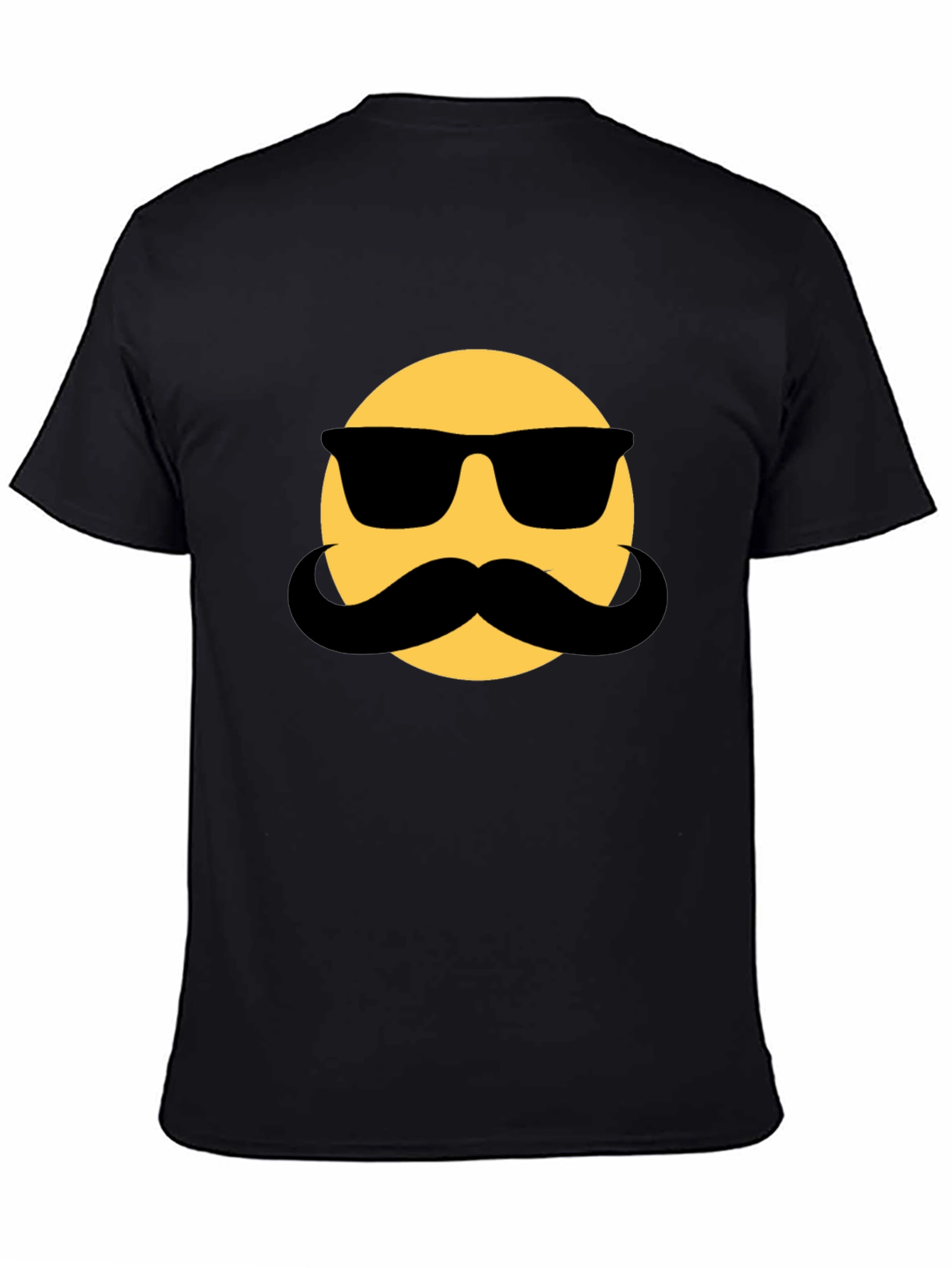 Mustache Emoji T-Shirt - Cool & Funny