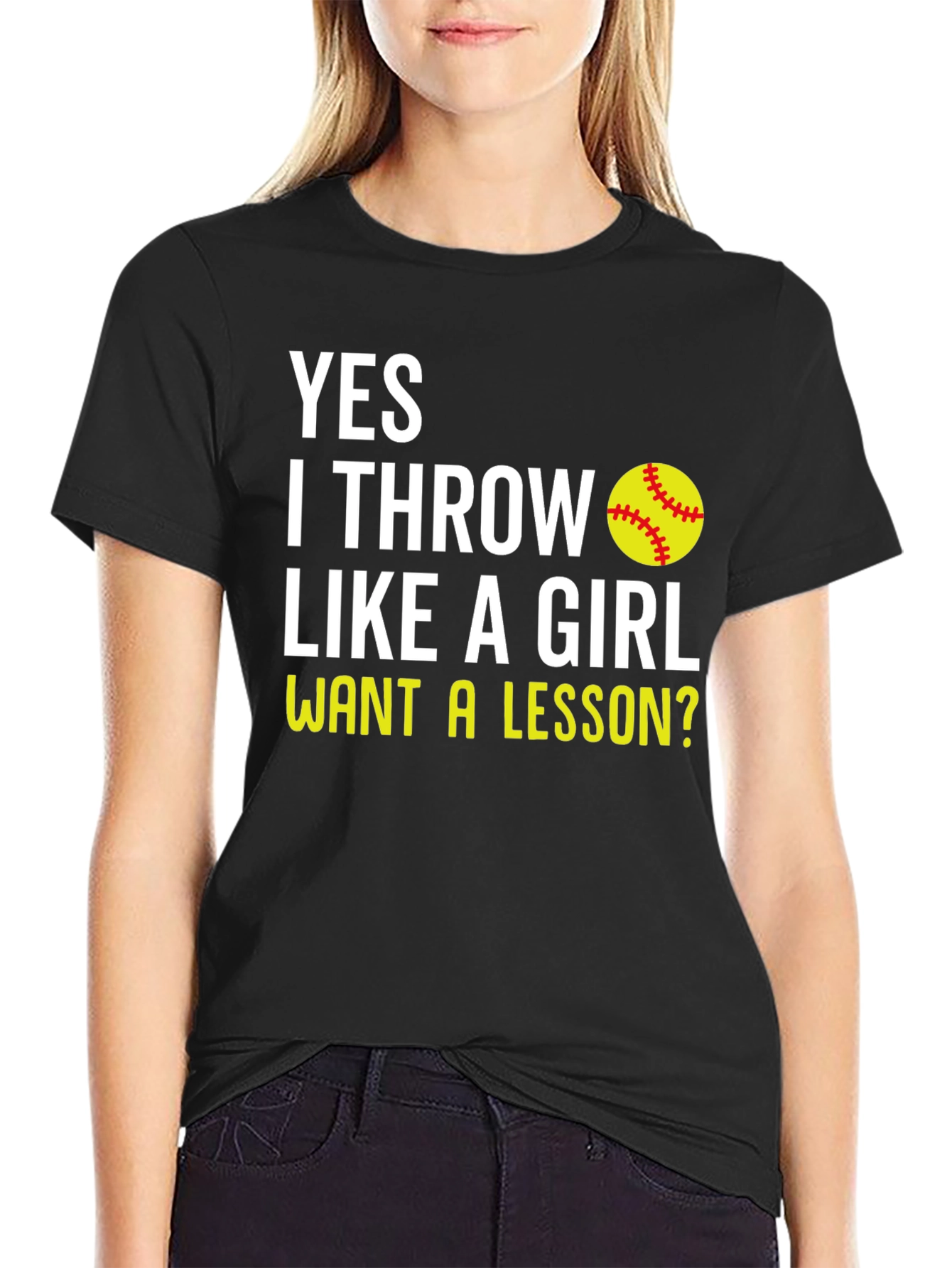 Yes I Throw Like a Girl T-Shirt