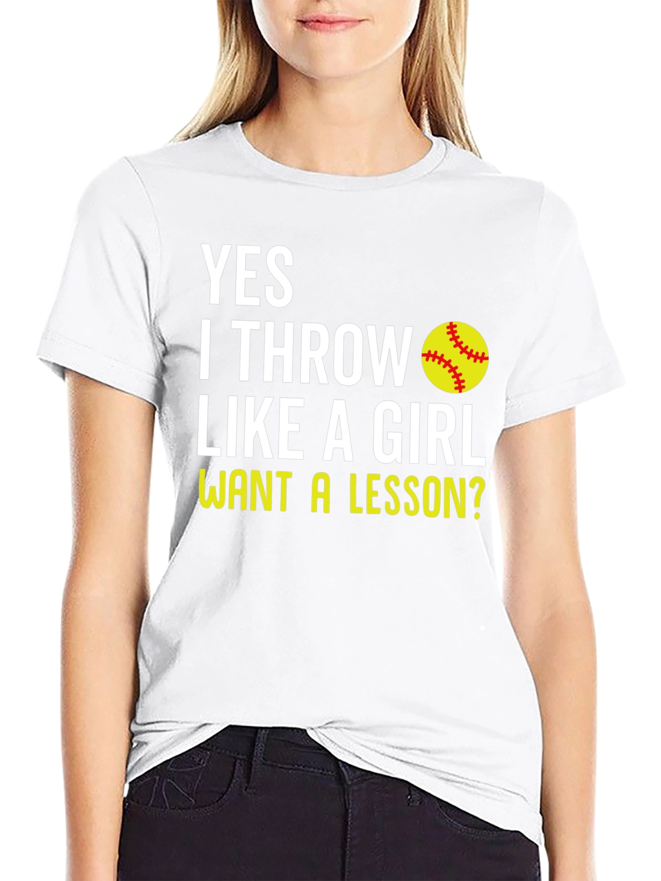 Yes I Throw Like a Girl T-Shirt