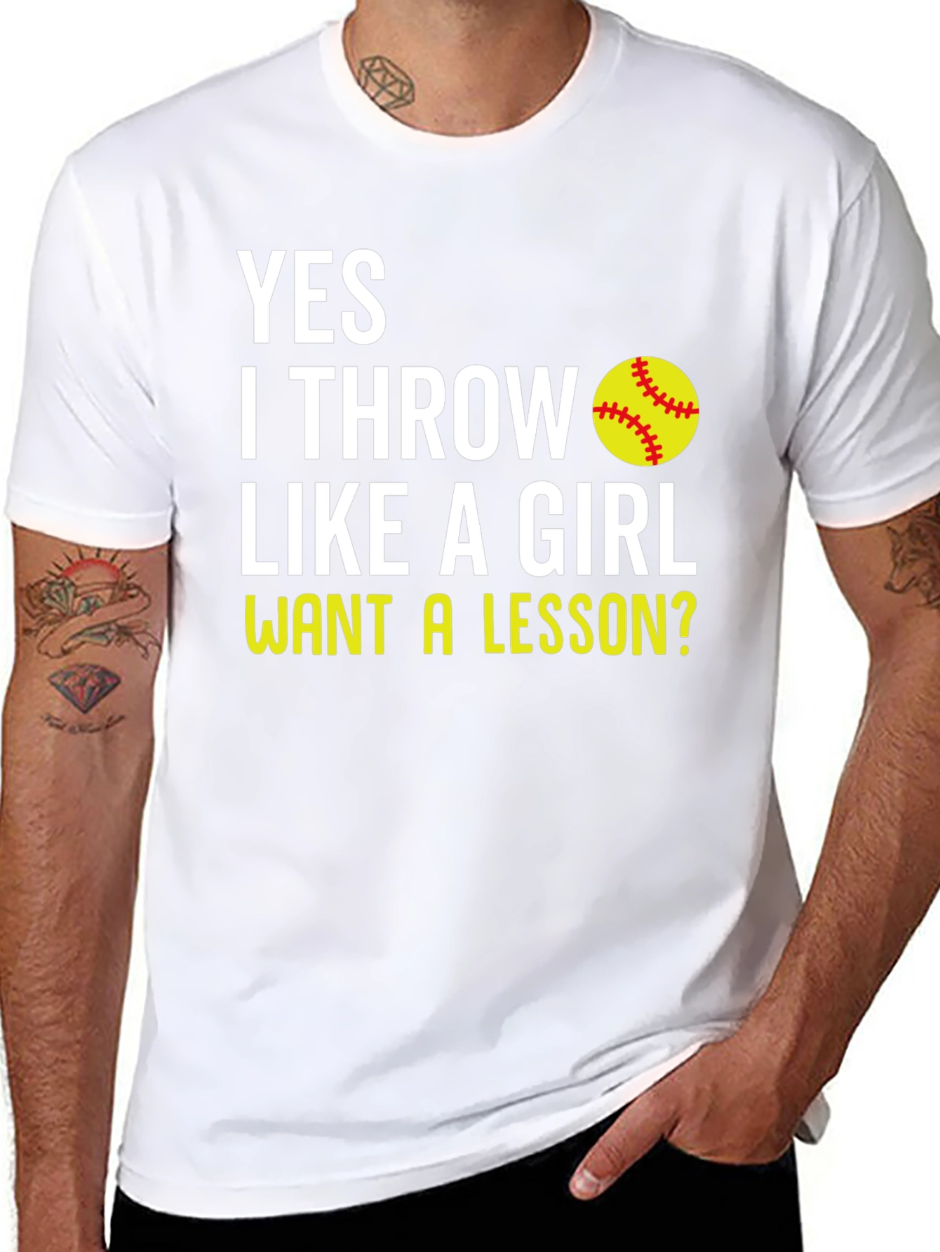 Yes I Throw Like a Girl T-Shirt