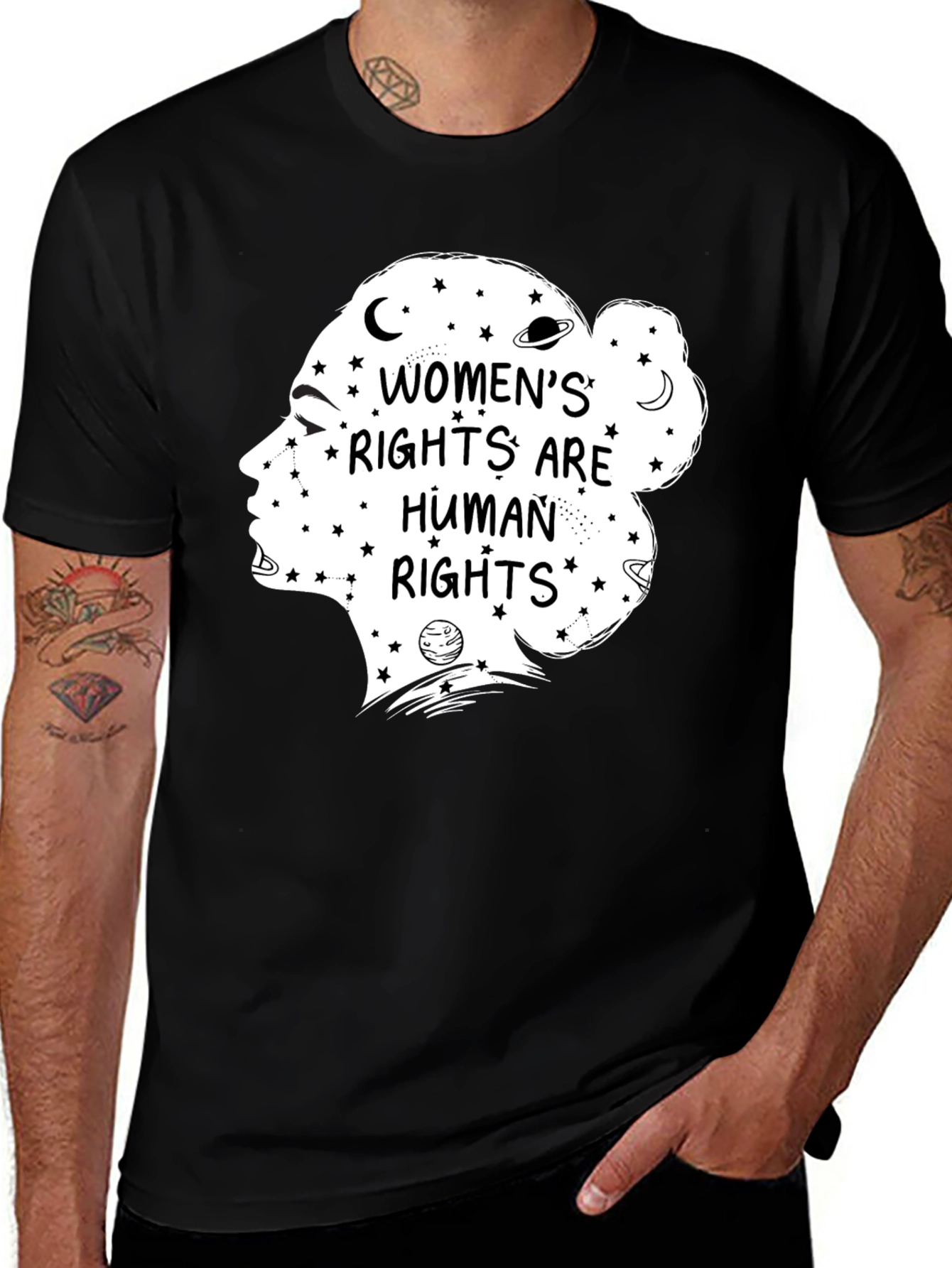Womens Rights are Human Rights Graphic Tee