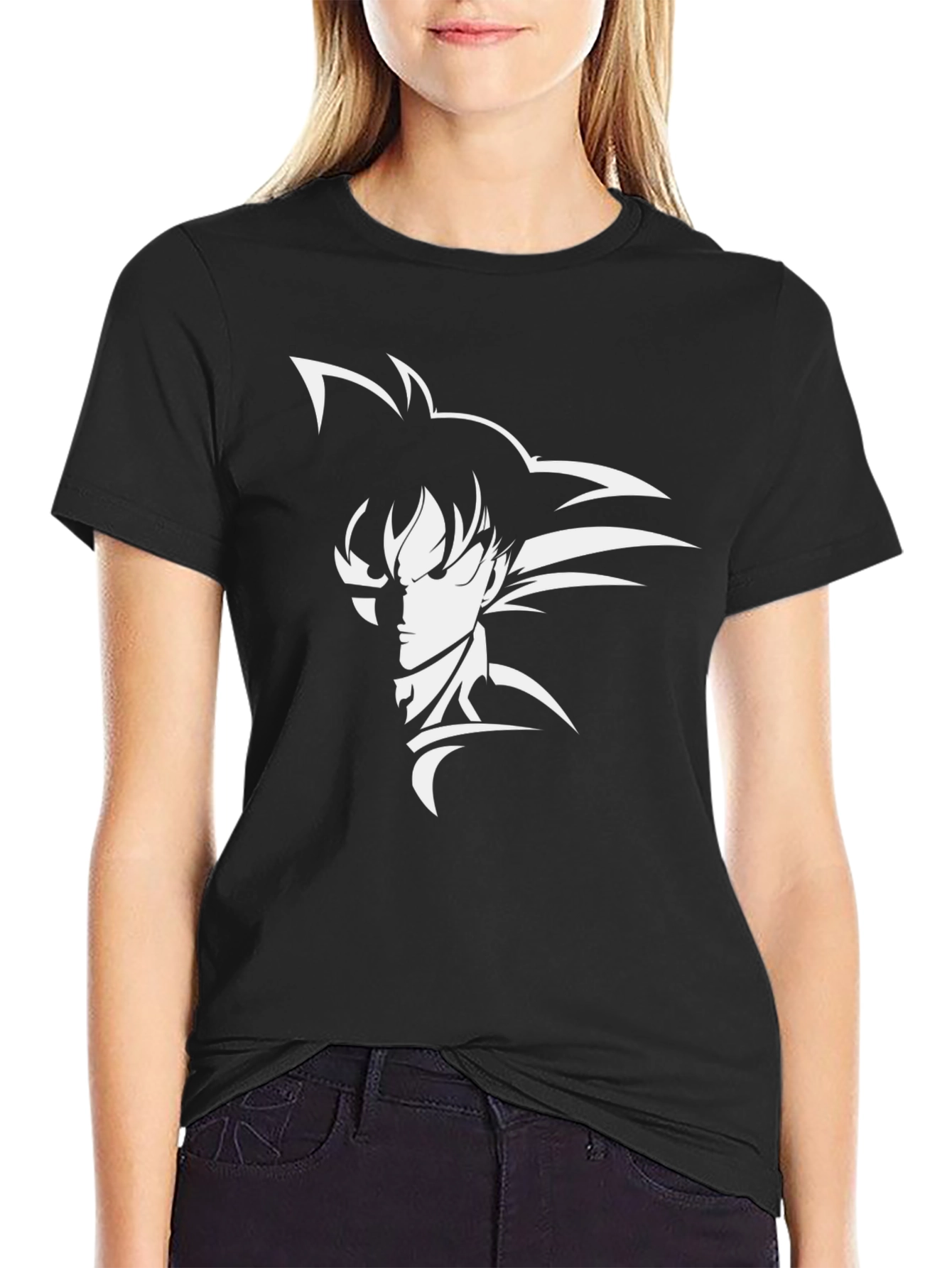 Goku Silhouette Black T-Shirt Anime DBZ