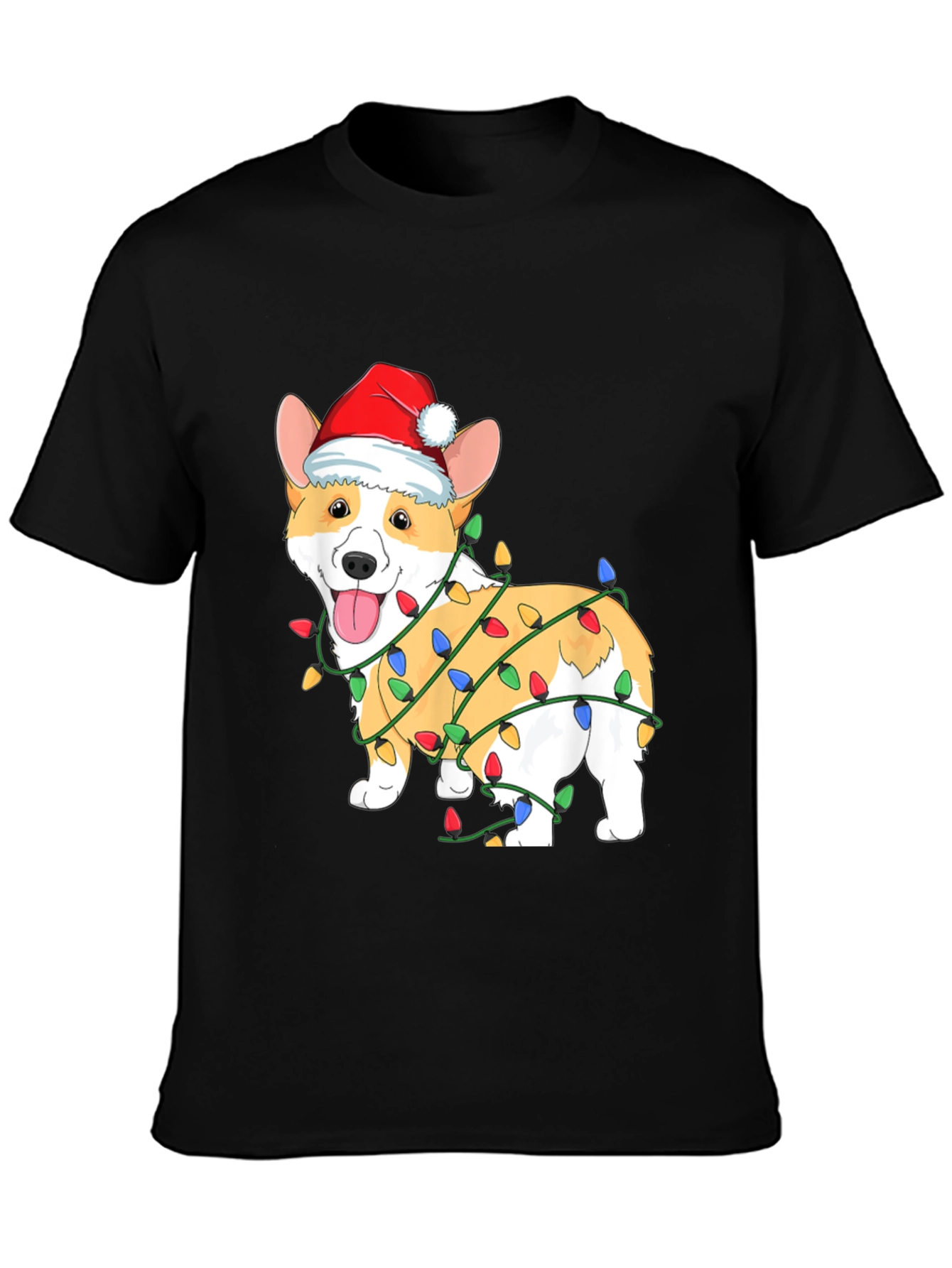 Corgi Christmas Lights T-Shirt