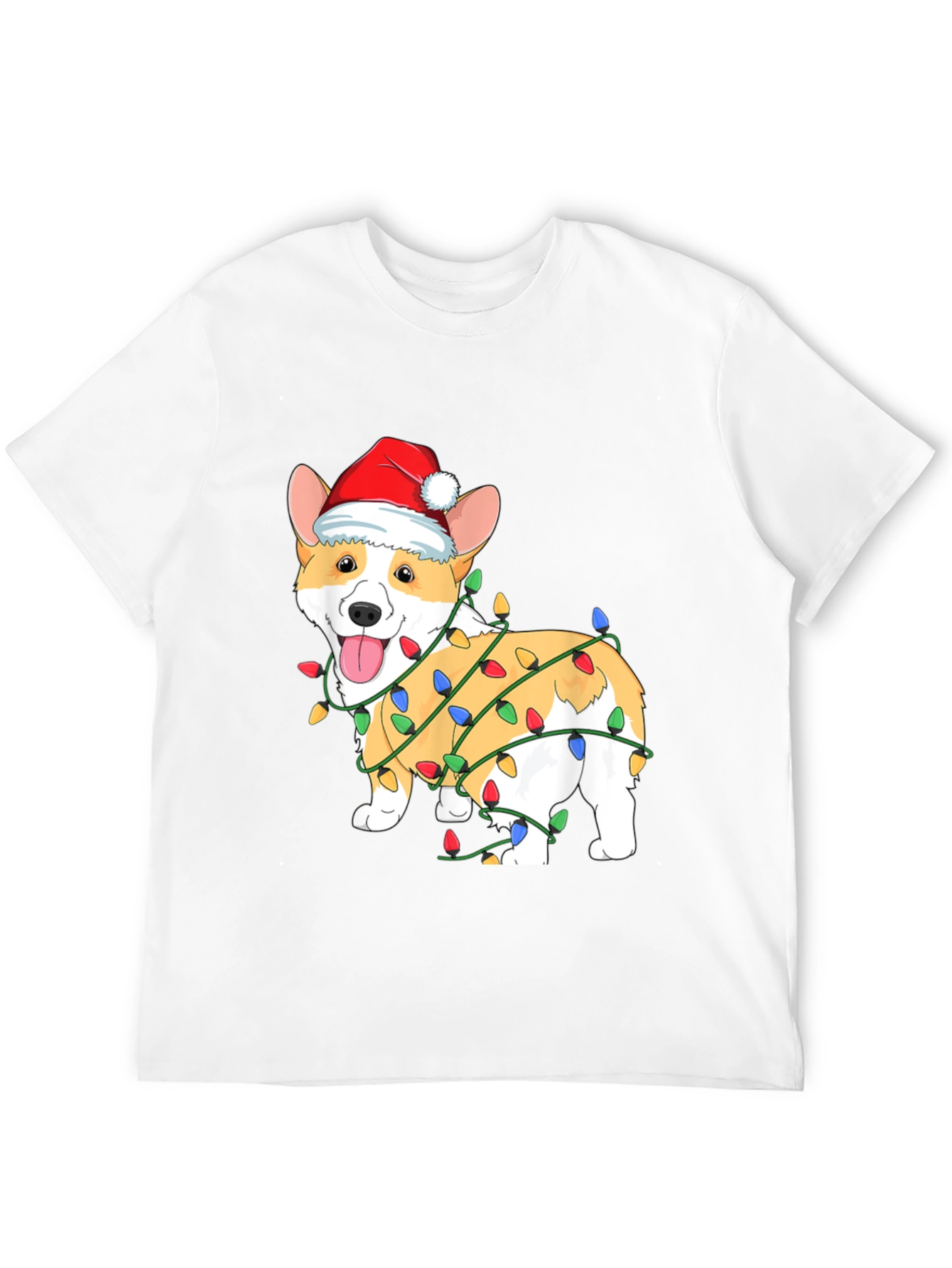 Corgi Christmas Lights T-Shirt